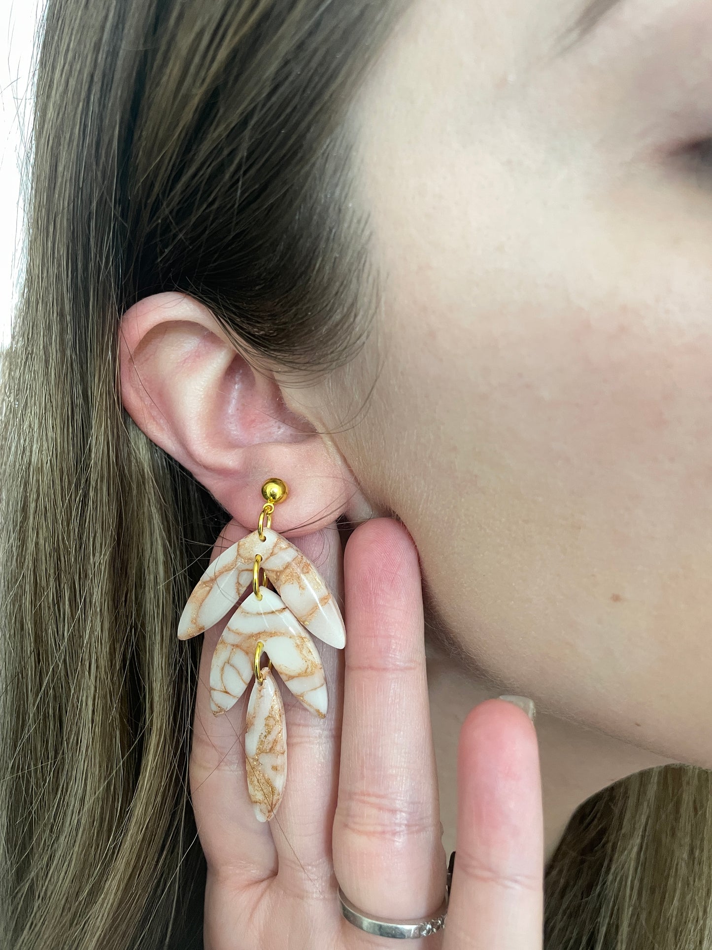 Rose Gold Translucent Dangles