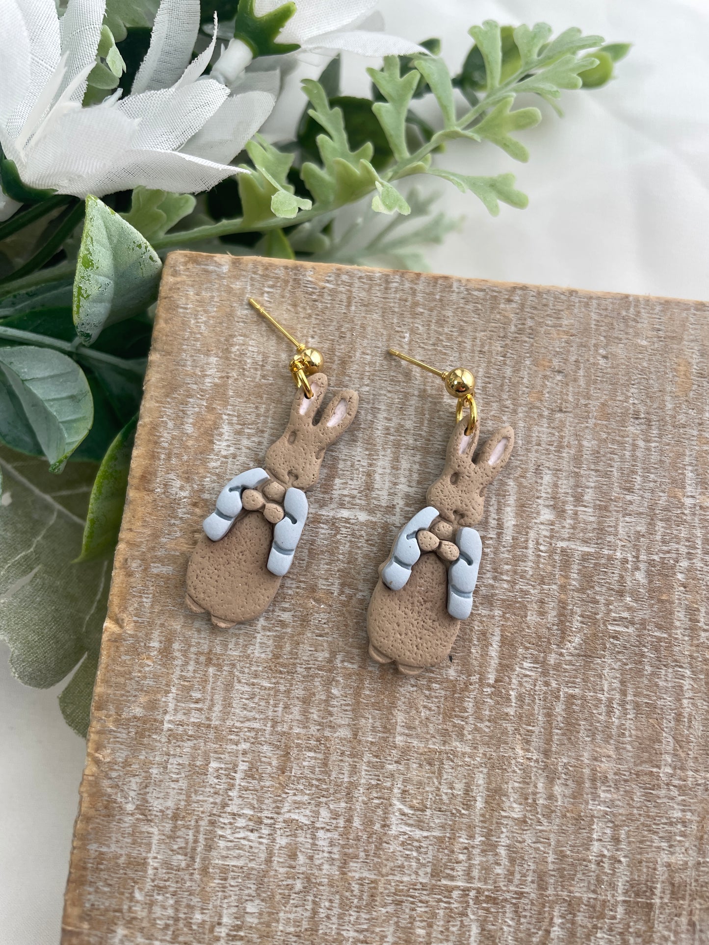 Blue Bunny Dangles