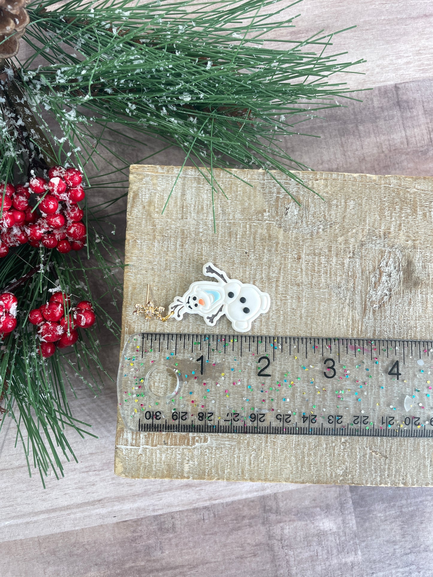 Happy Snowman Dangles