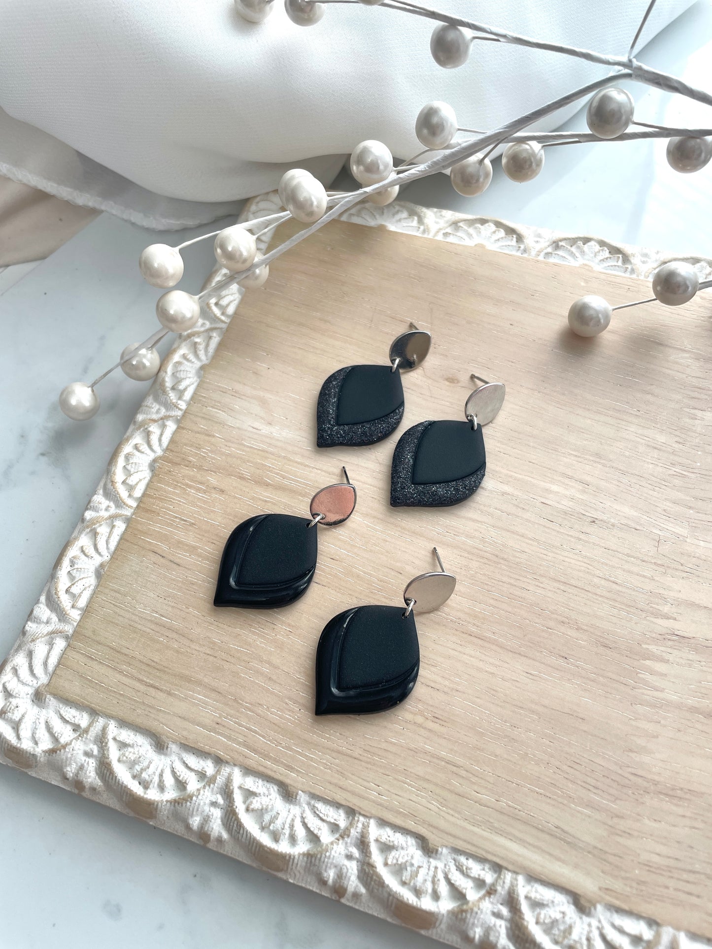 Elegant Glitter Dangles