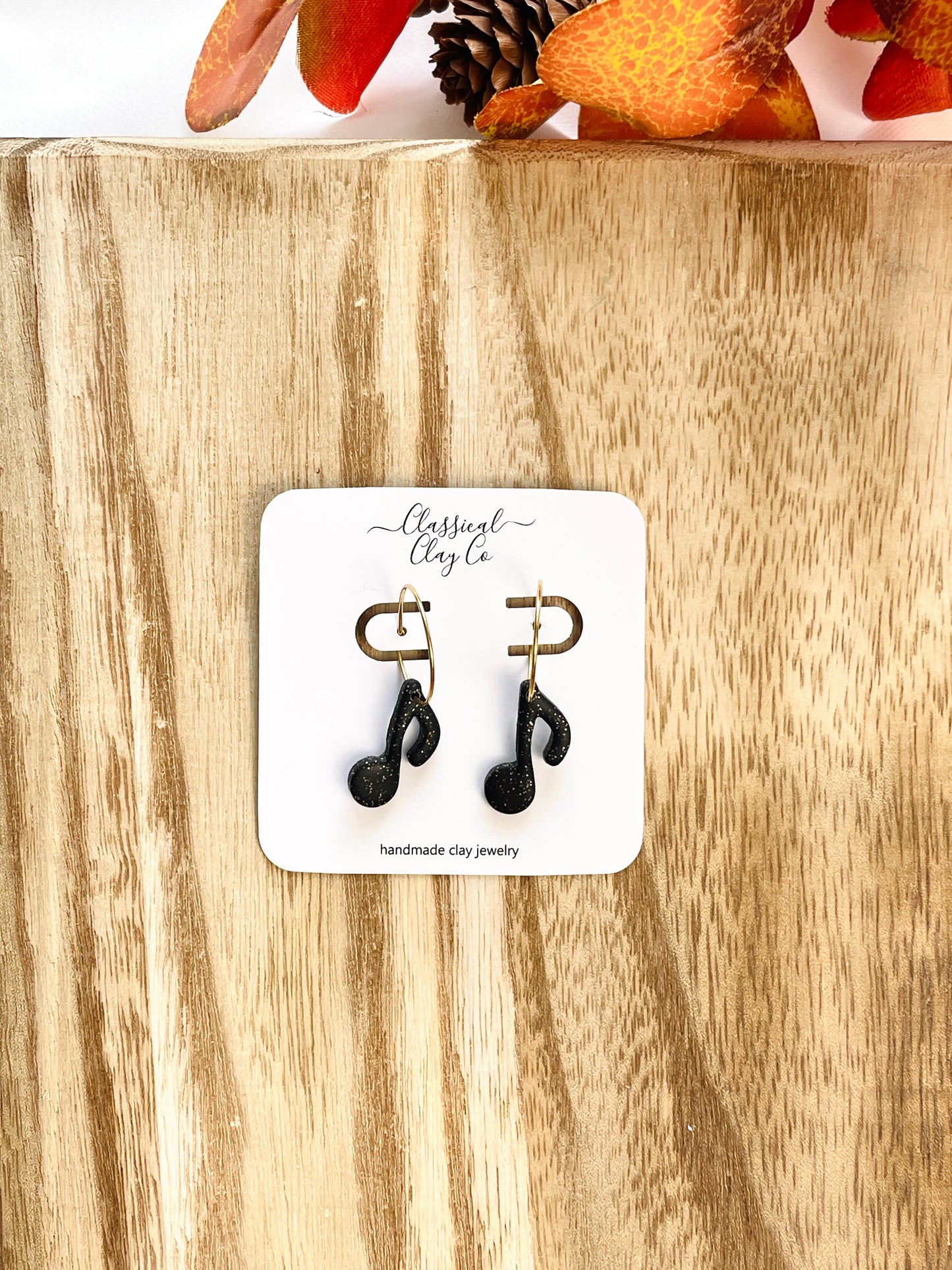 Music Note Hoops