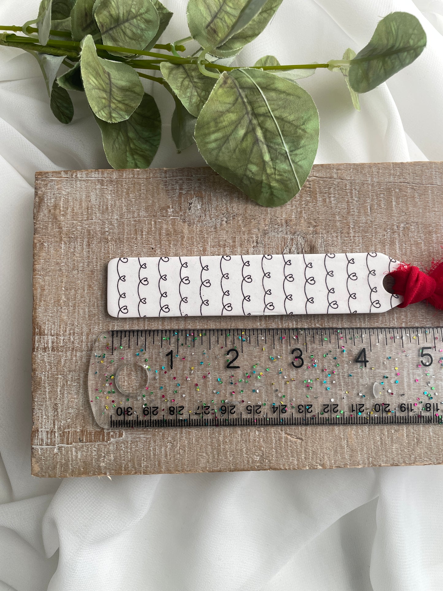 Black and White Heart Bookmark