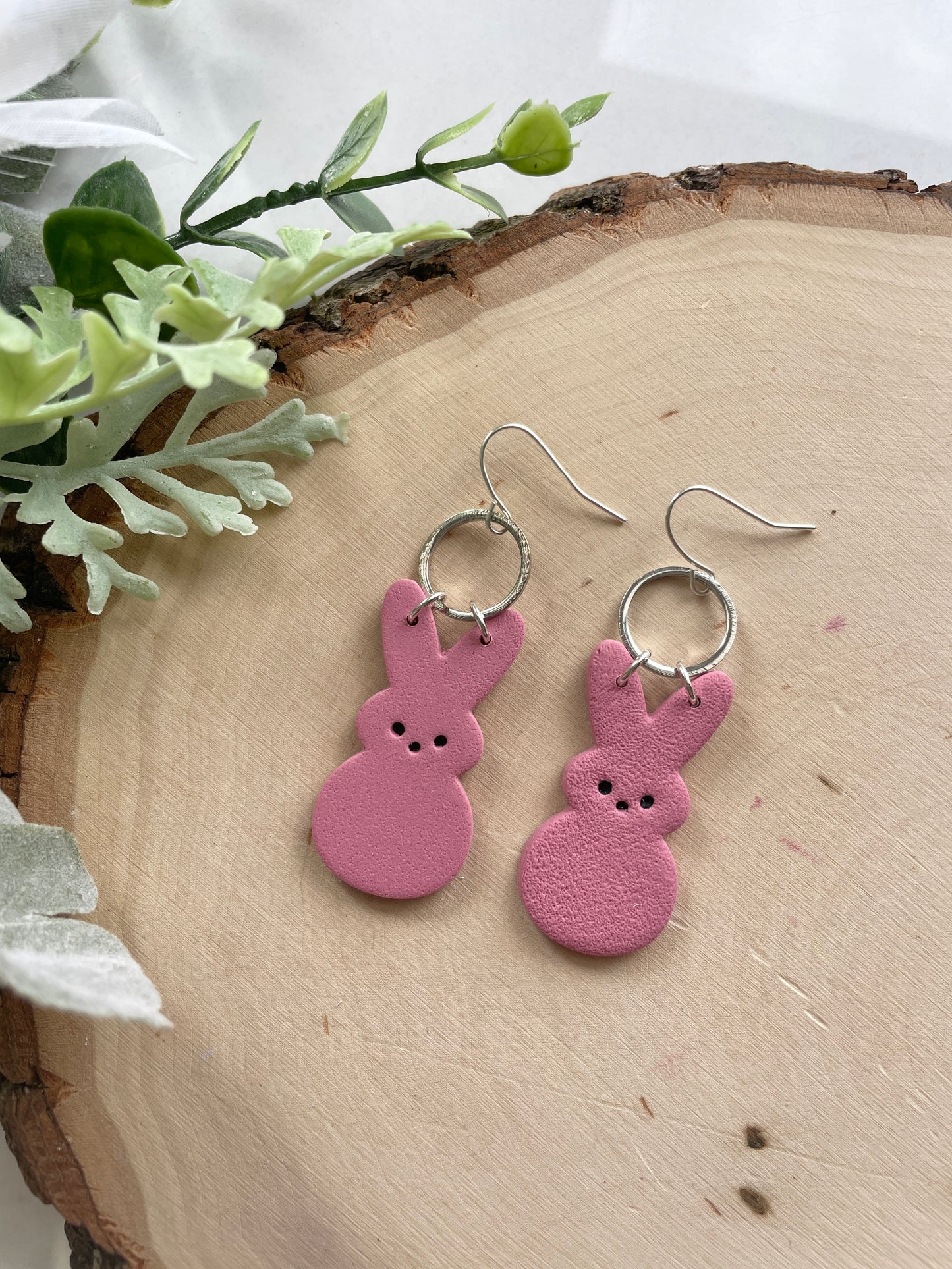 Marshmallow Bunny Dangles