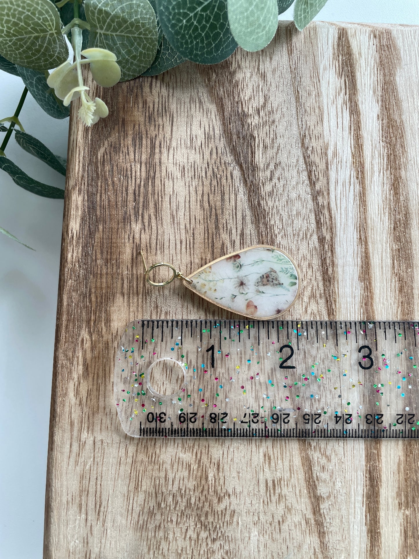 Translucent Butterfly Teardrops