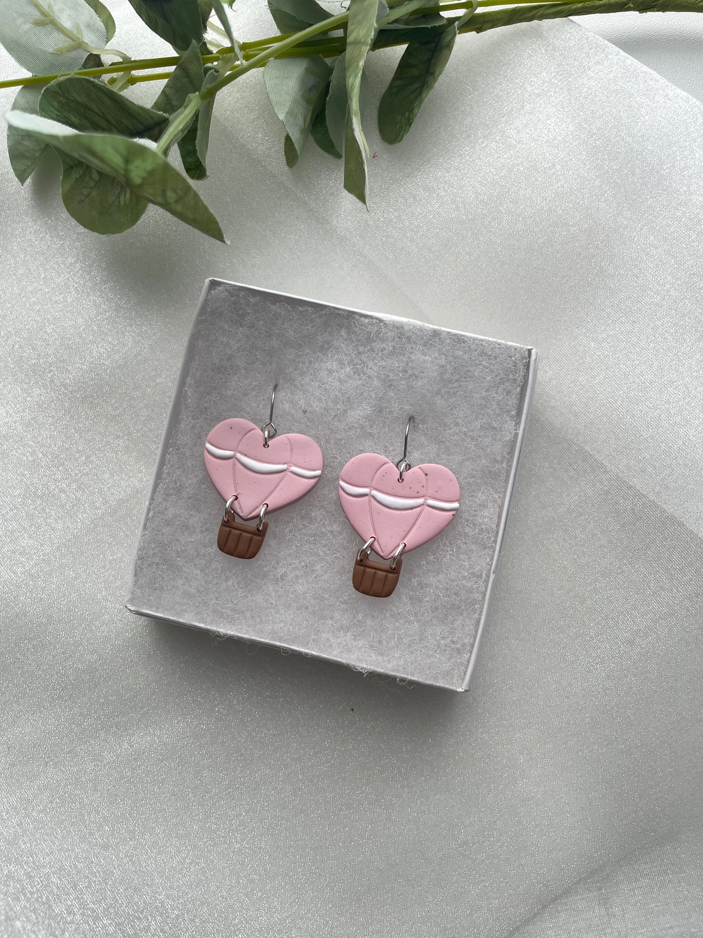 Heart Hot Air Balloon Dangles