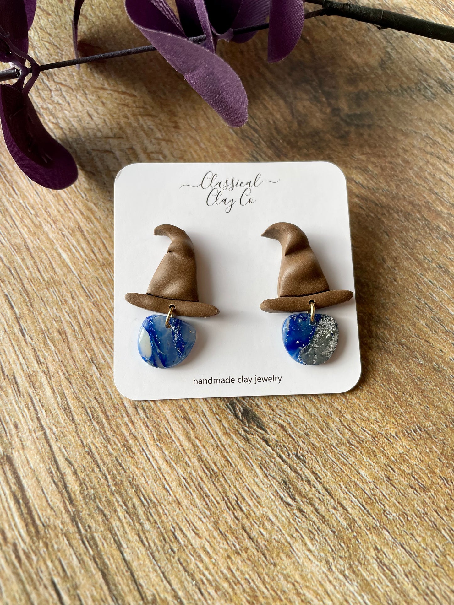 Wizard Hat Oversized Studs