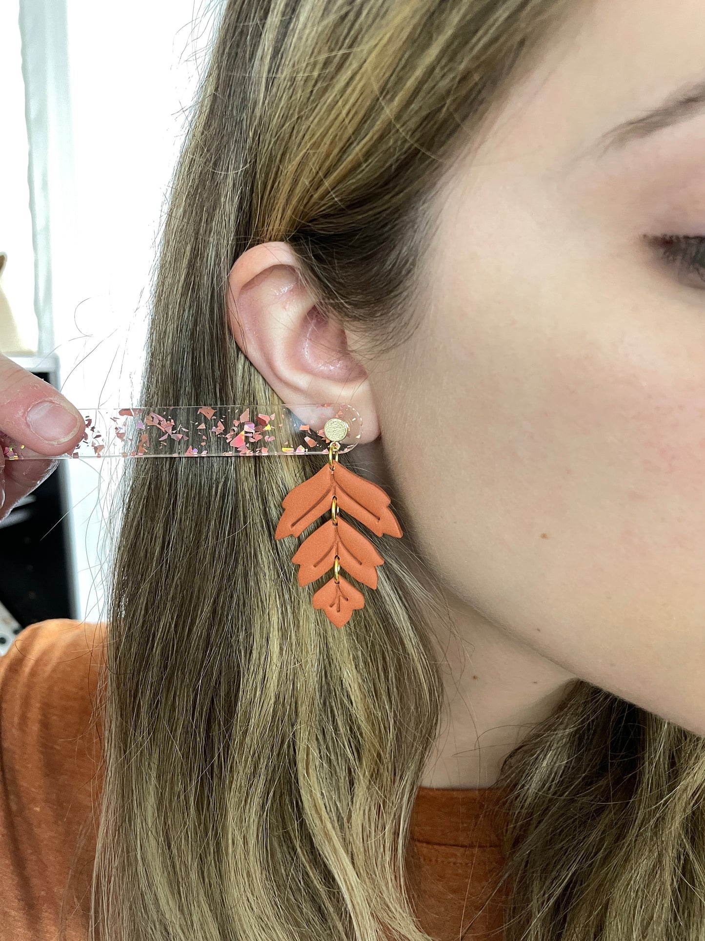 Leaf Trio Dangles