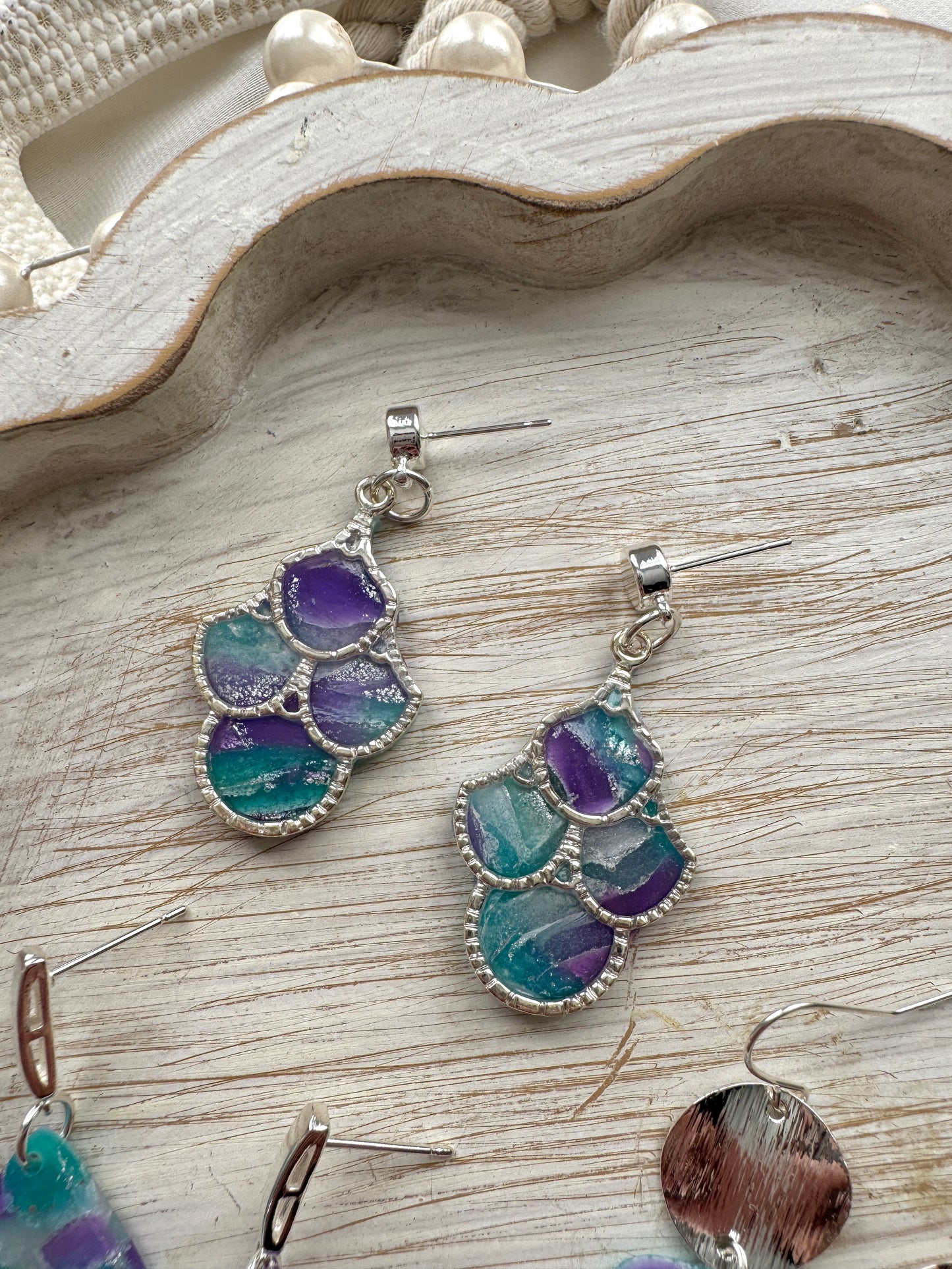 Enchanted Mermaid Stones - Silver