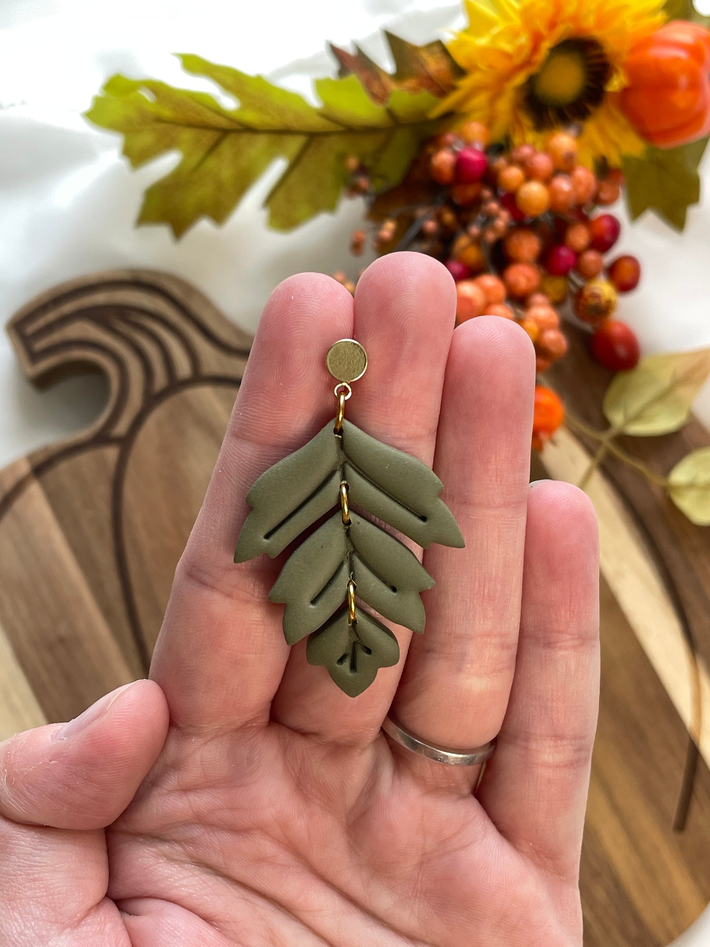 Leaf Trio Dangles