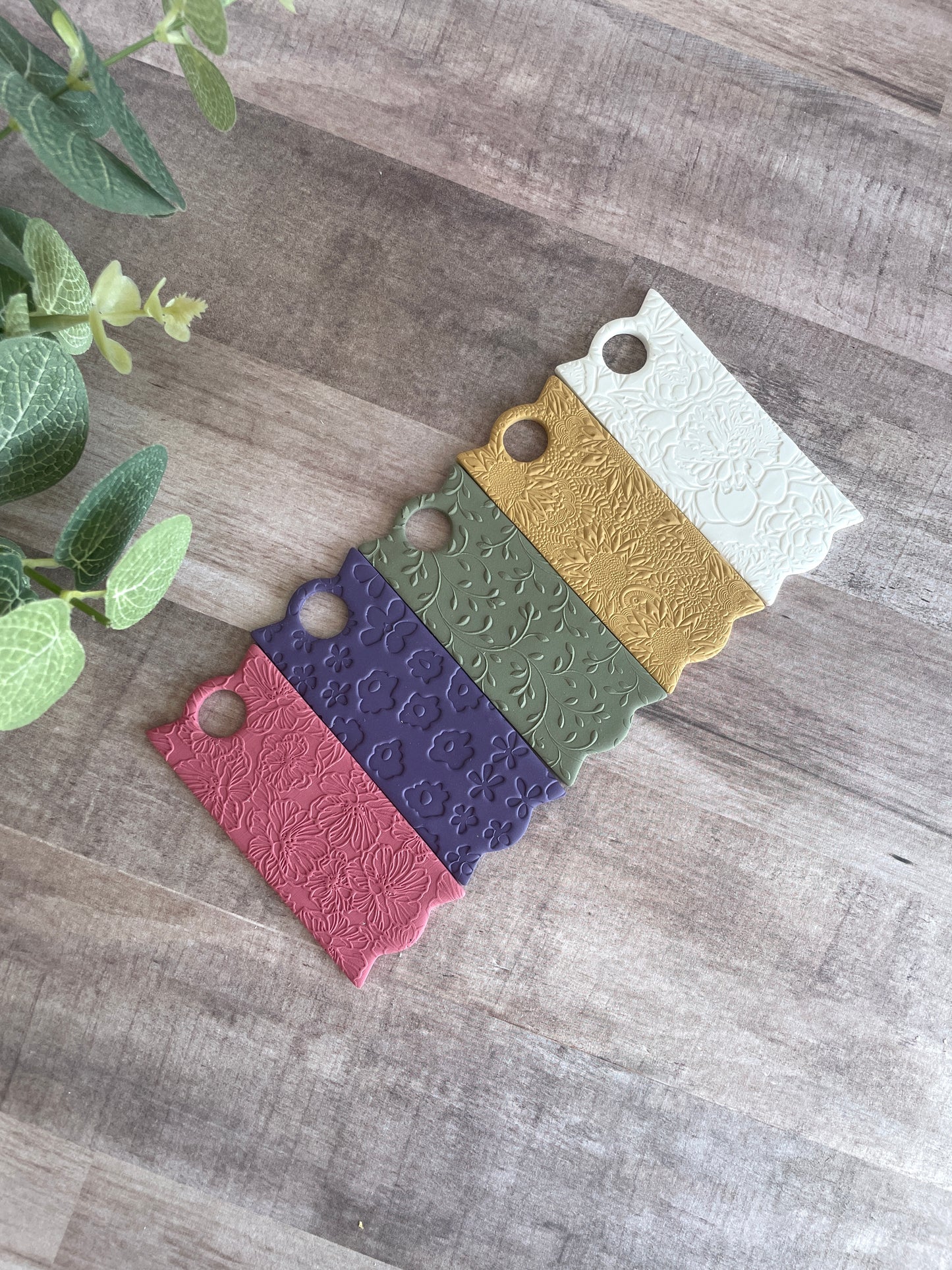 Textured Tumbler Cup Toppers