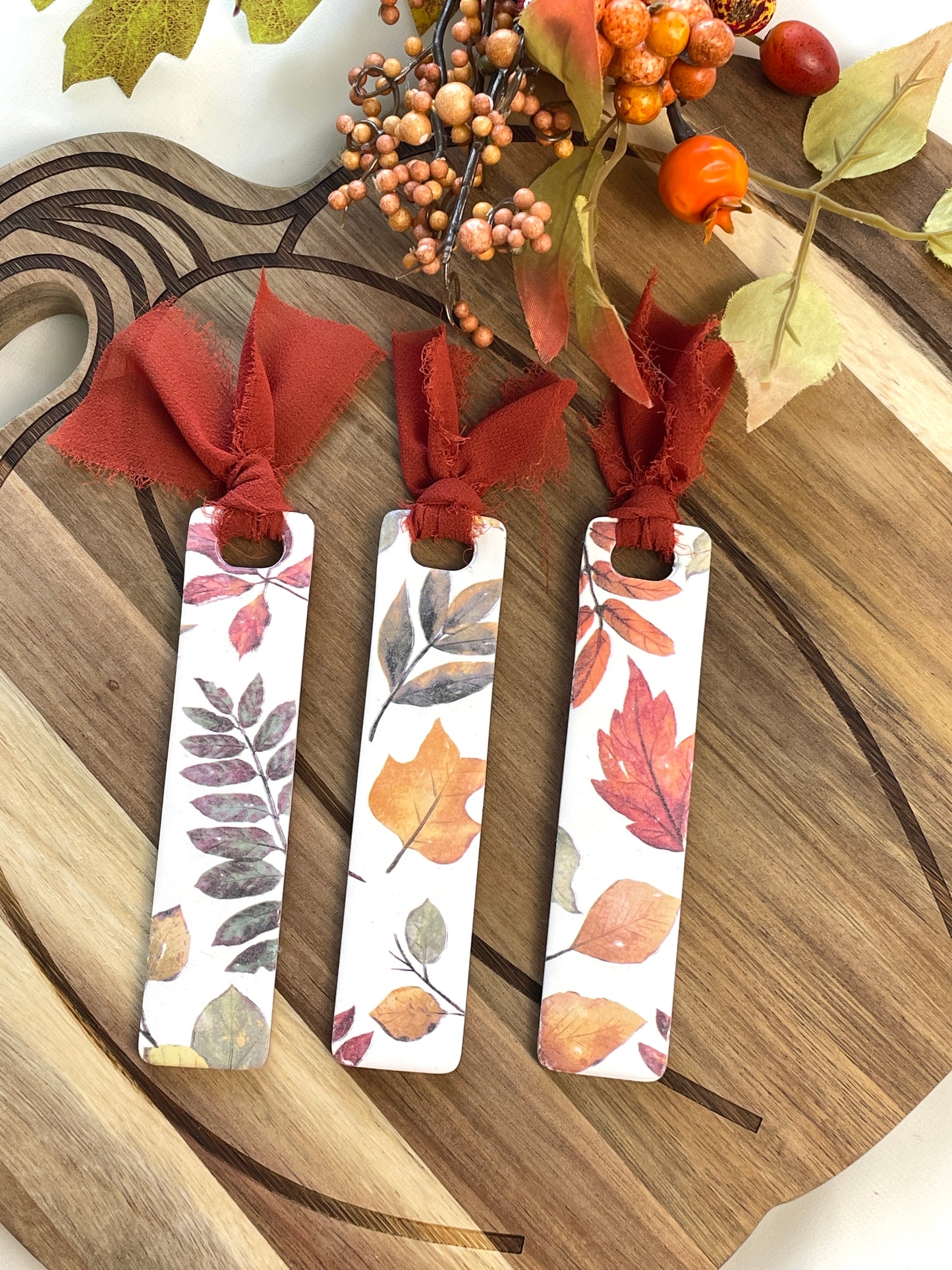 Falling Leaves Bookmark