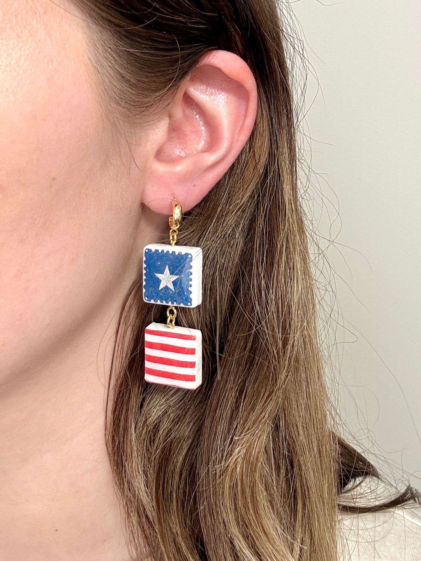 Stars and Stripes Dangles