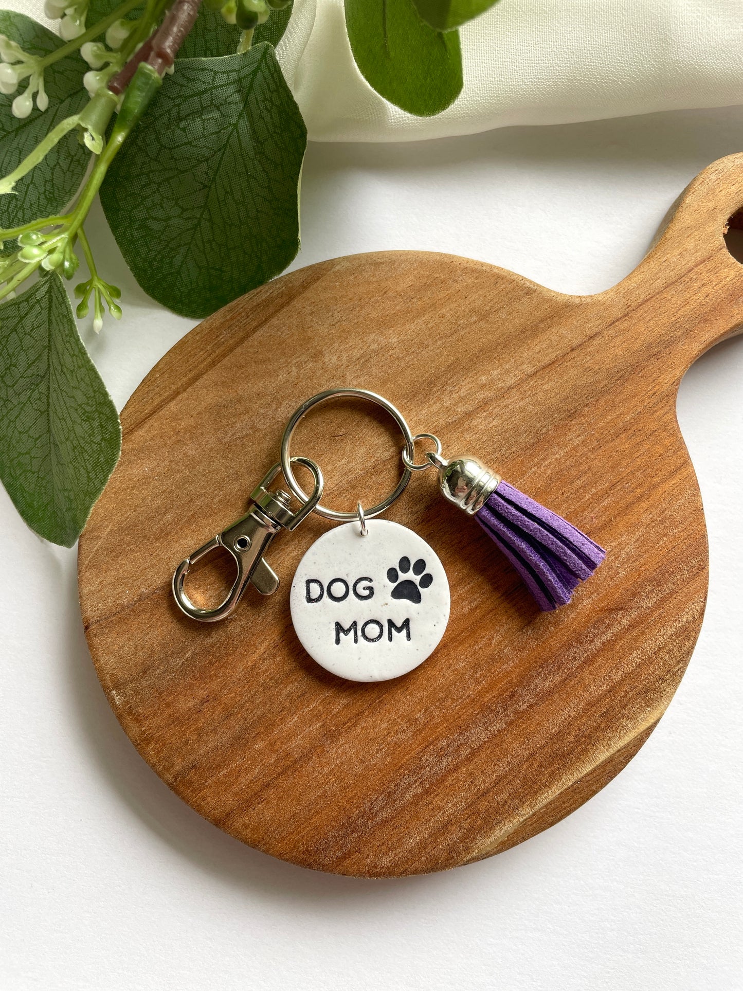 Dog/Cat Mom Keychain