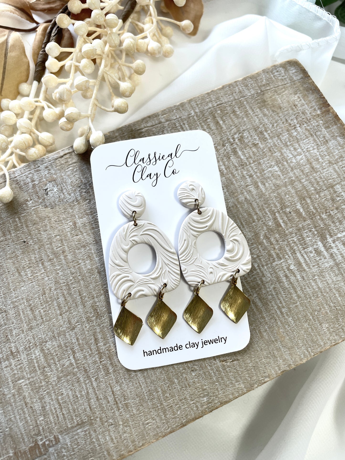 Whimsical Neutral Dangles