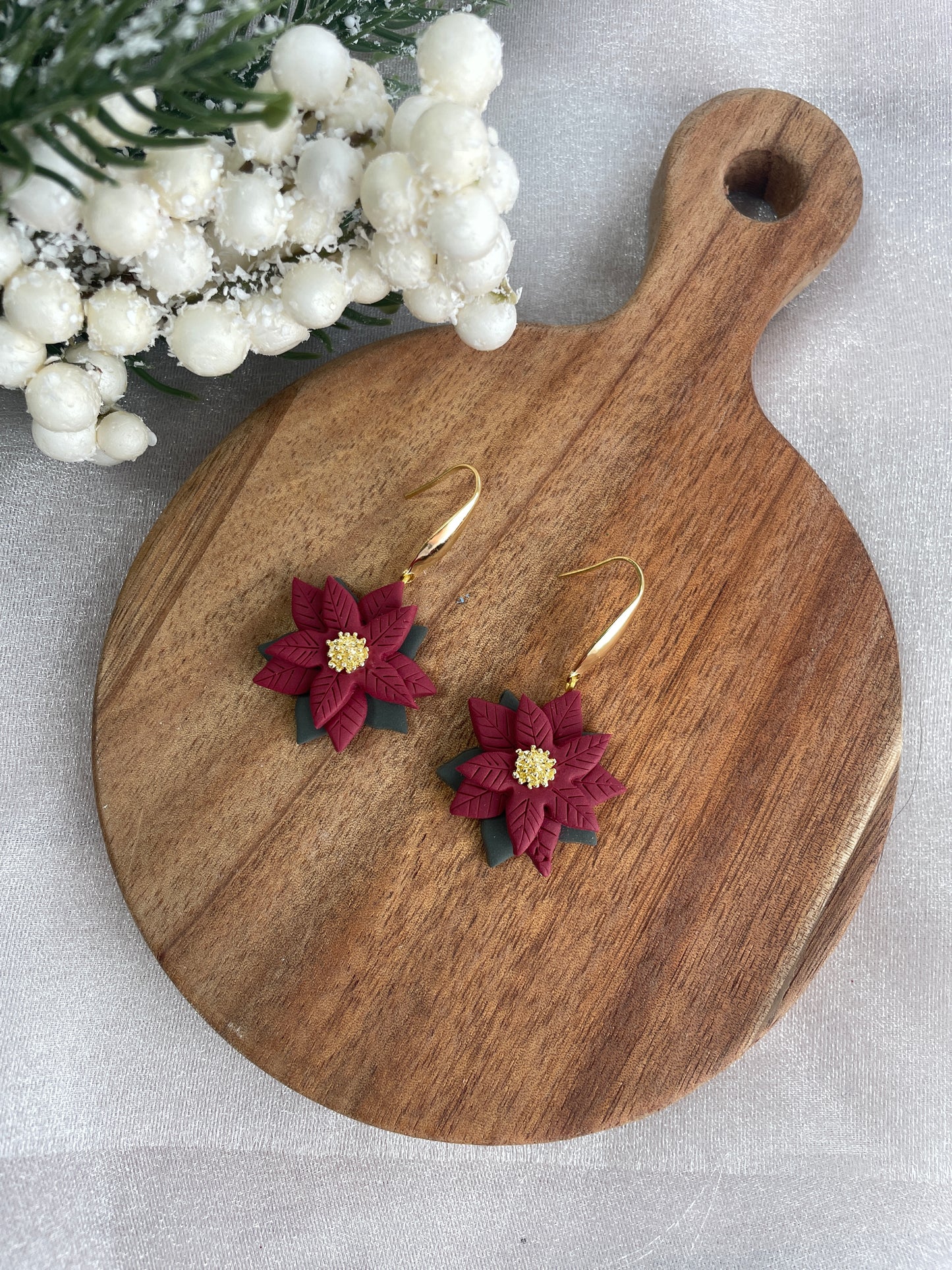 Poinsettia Dangles