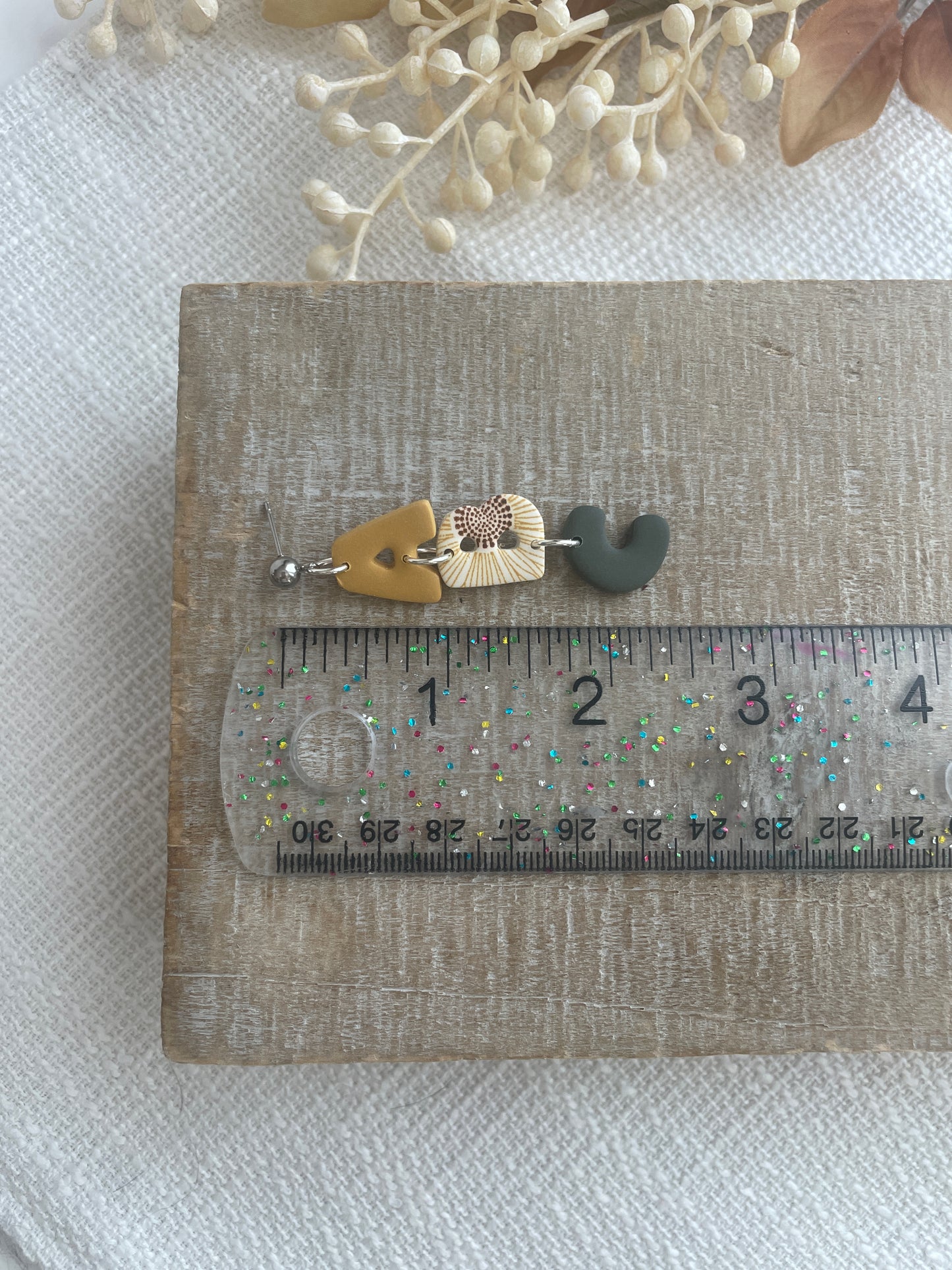 Sunflower ABC Dangles