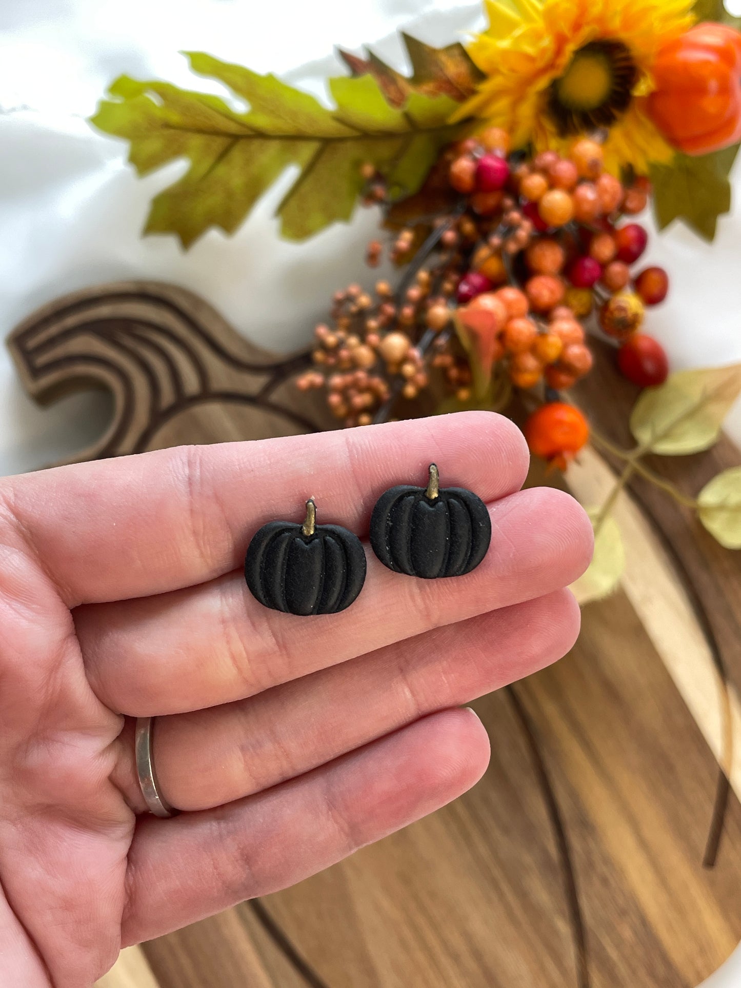 Halloween Pumpkin Studs - Wholesale