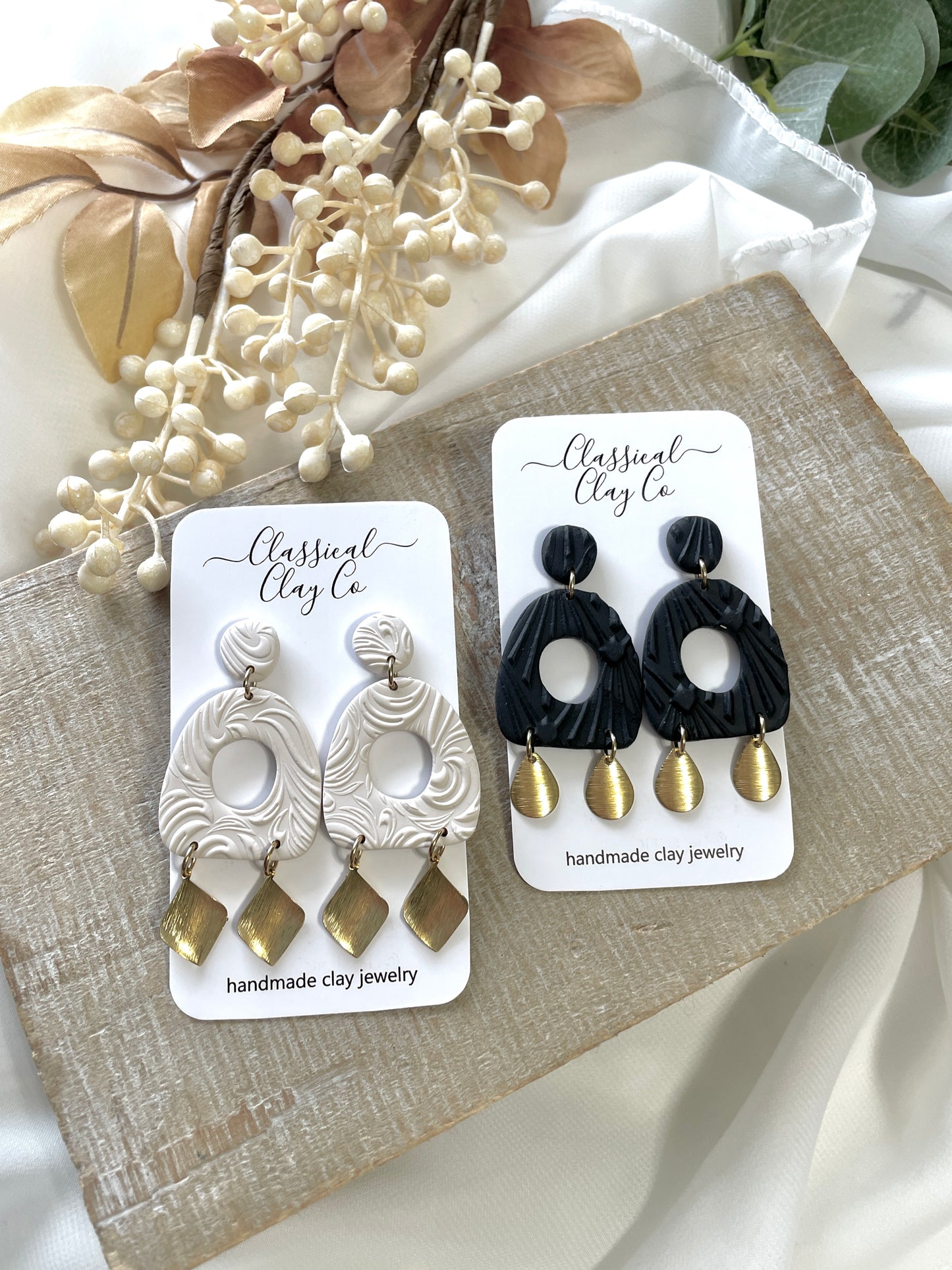 Whimsical Neutral Dangles