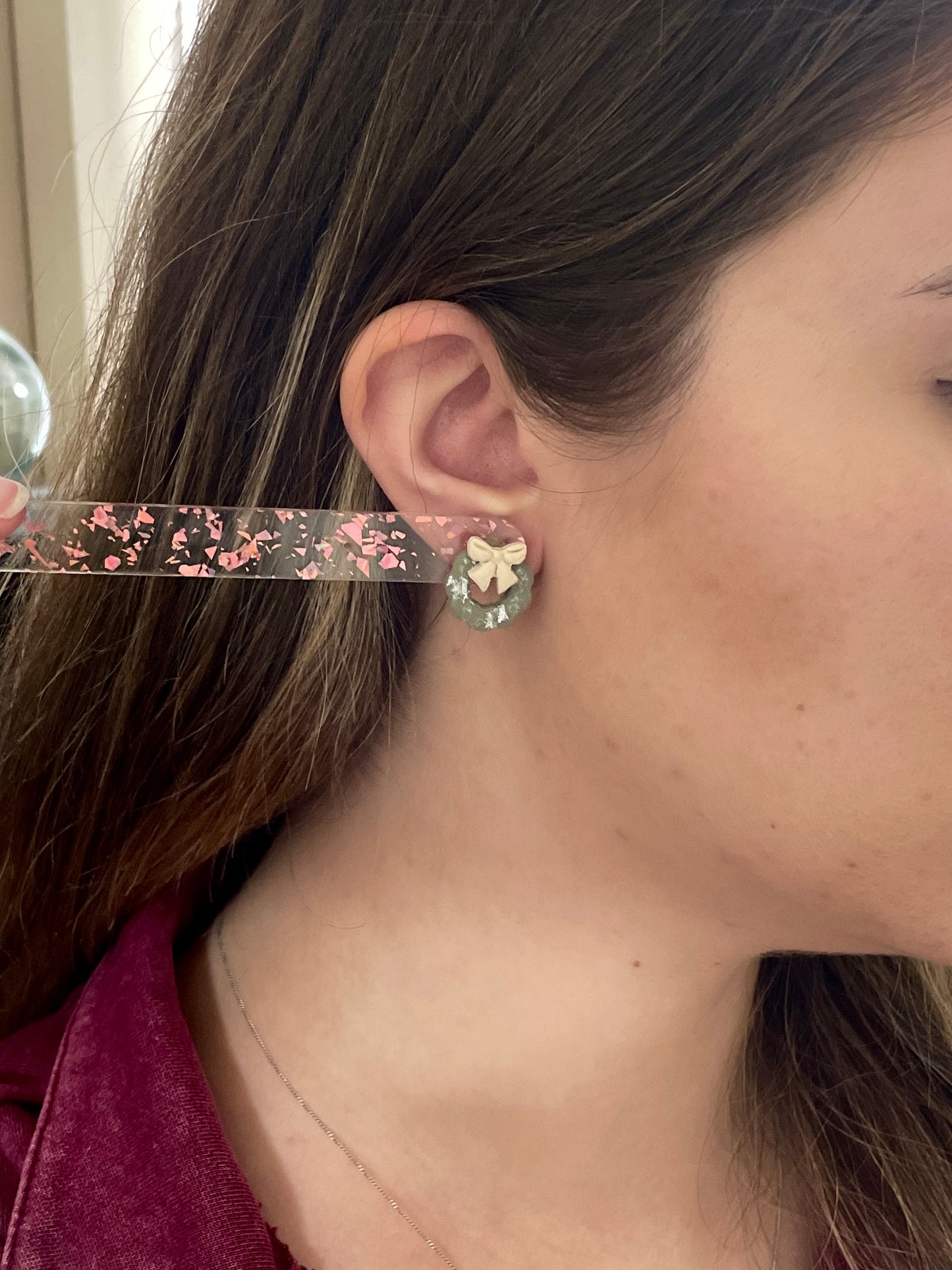 Boho Wreath Studs
