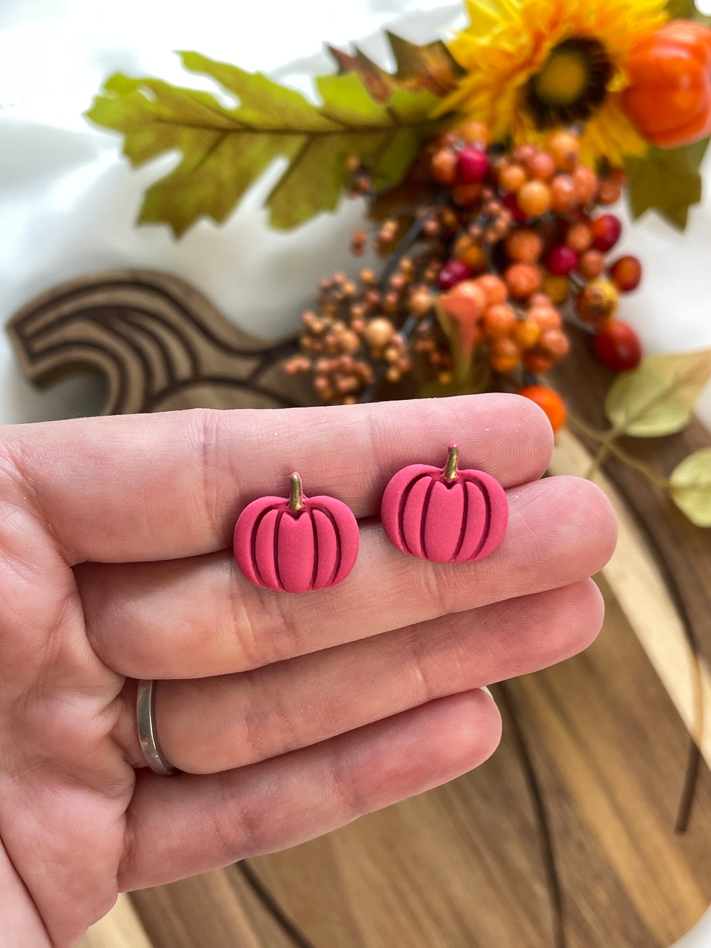 Halloween Pumpkin Studs - Wholesale