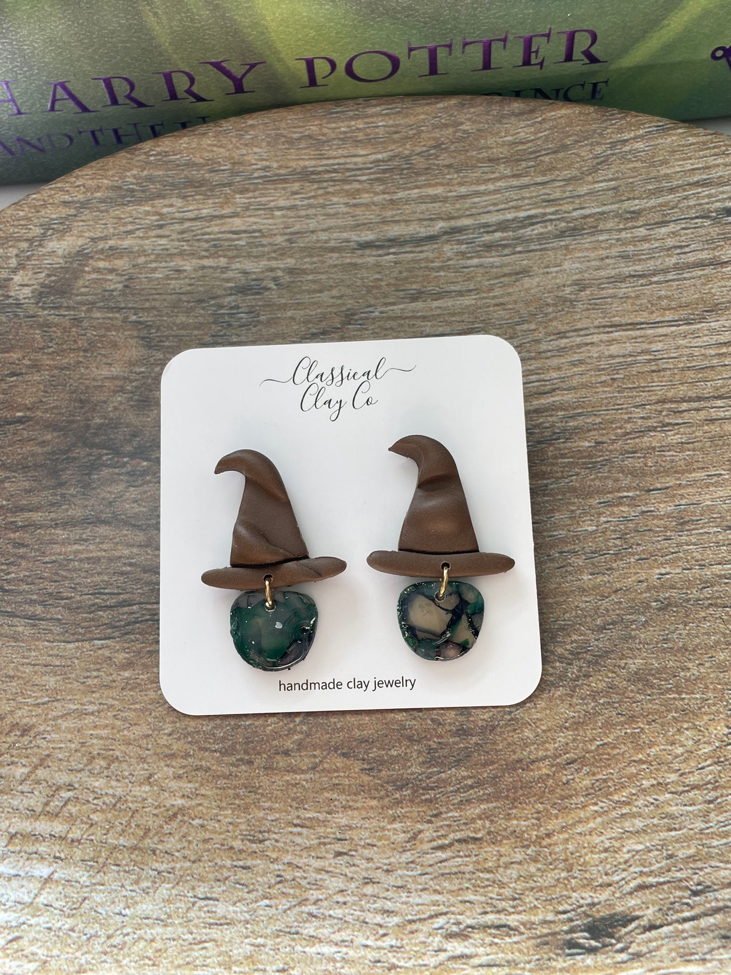 Wizard Hat Oversized Studs