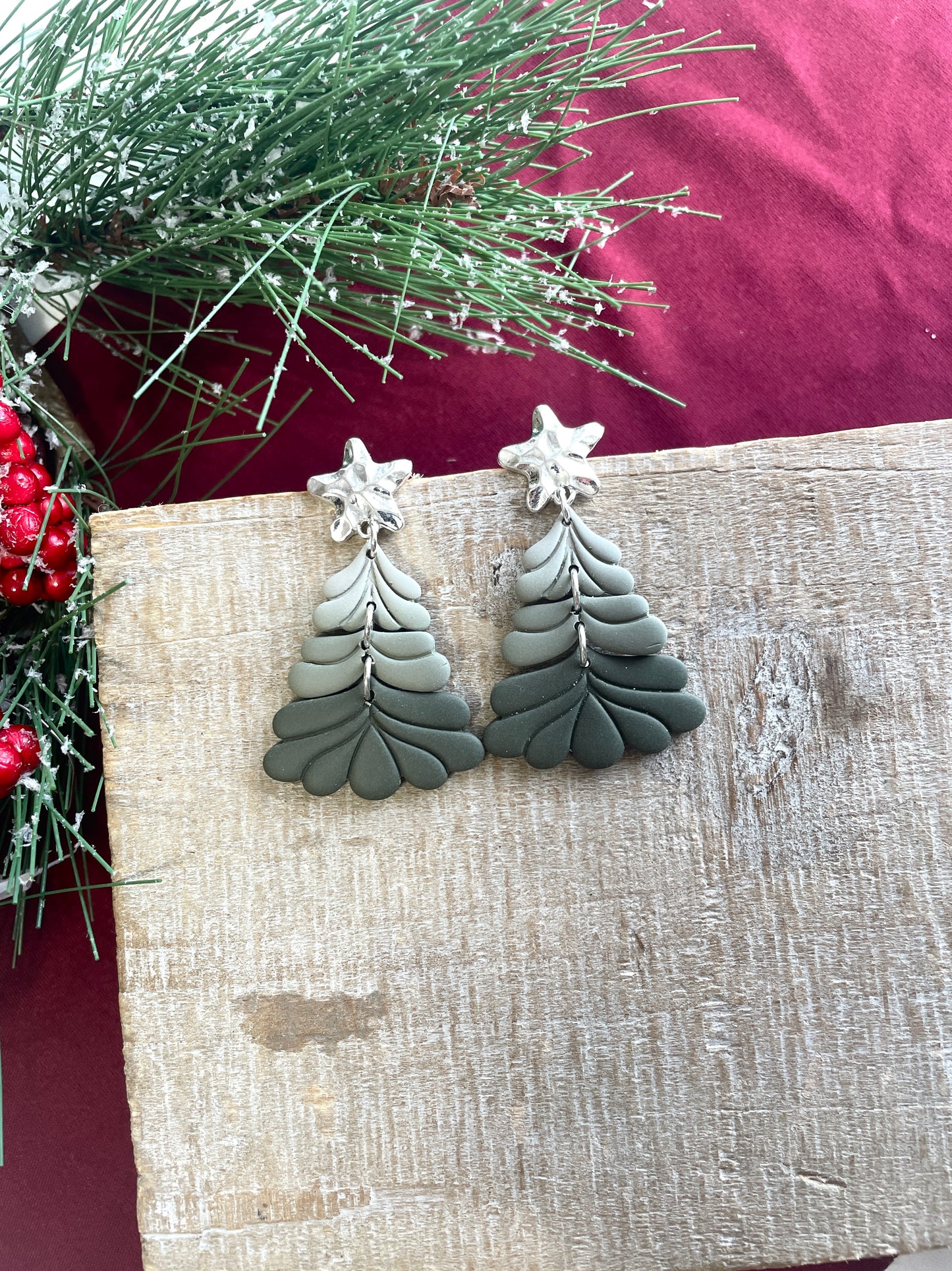 Ombre Christmas Trees