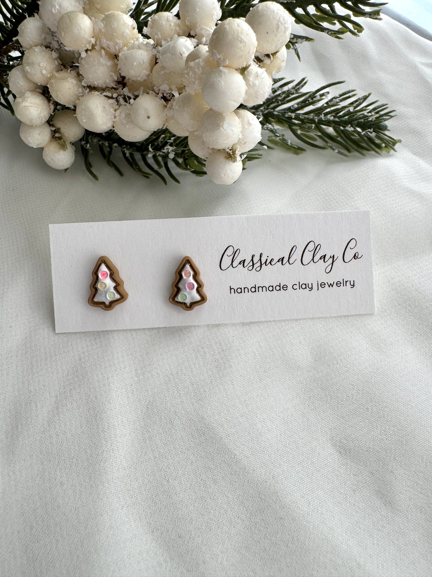 Sugar Cookie Tree Stud