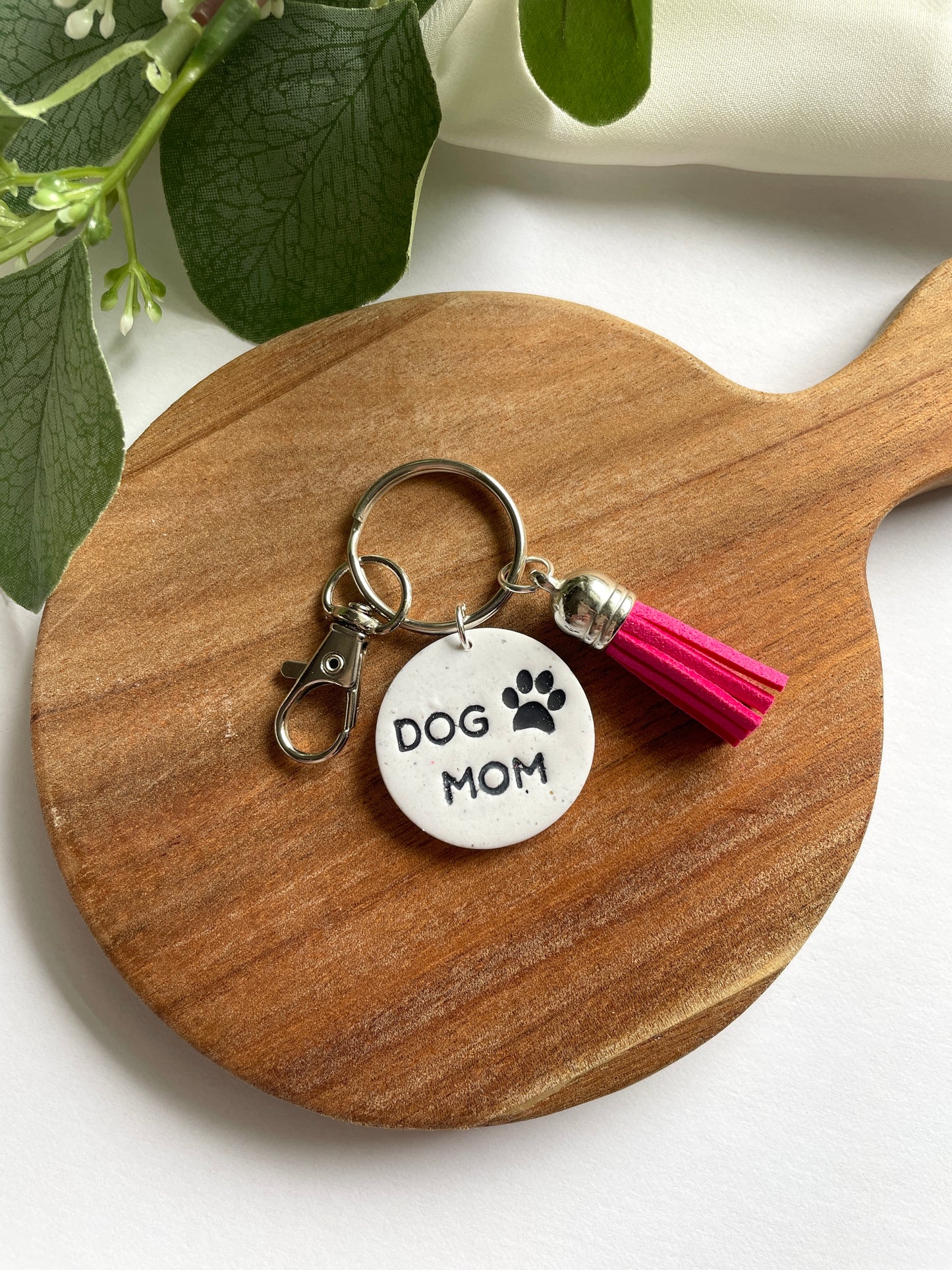 Dog/Cat Mom Keychain