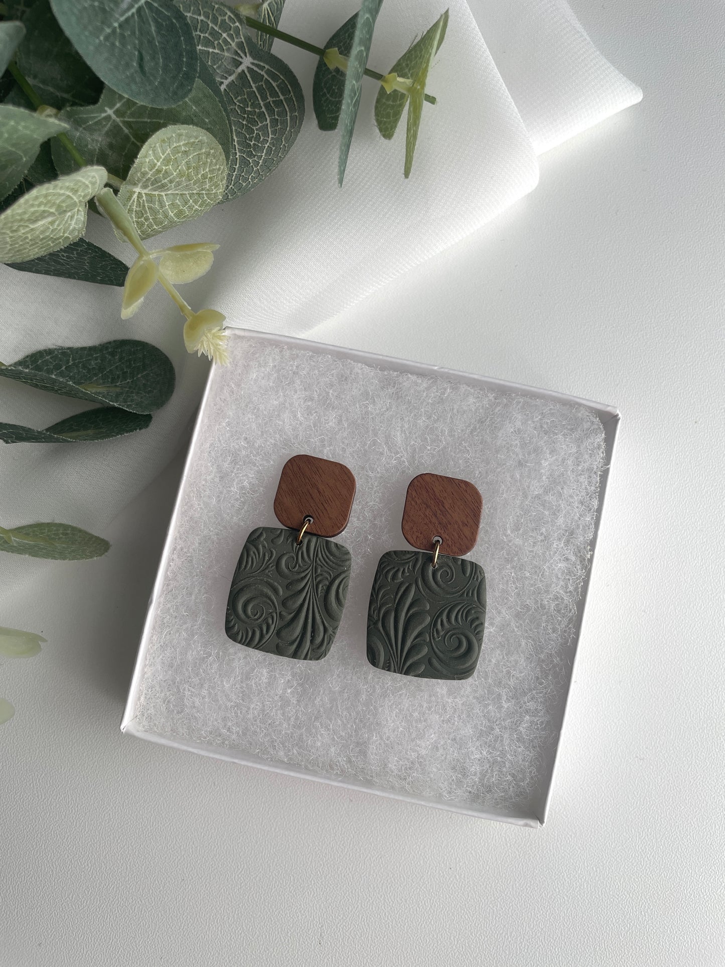 Lucky Wooden Top Dangles - Wholesale