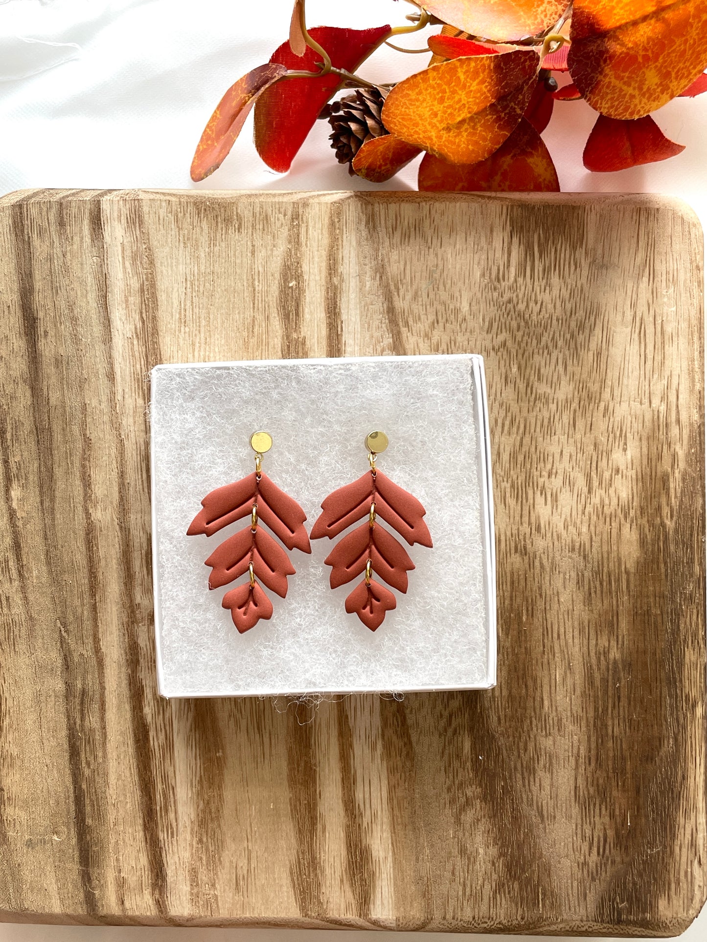 Leaf Trio Dangles