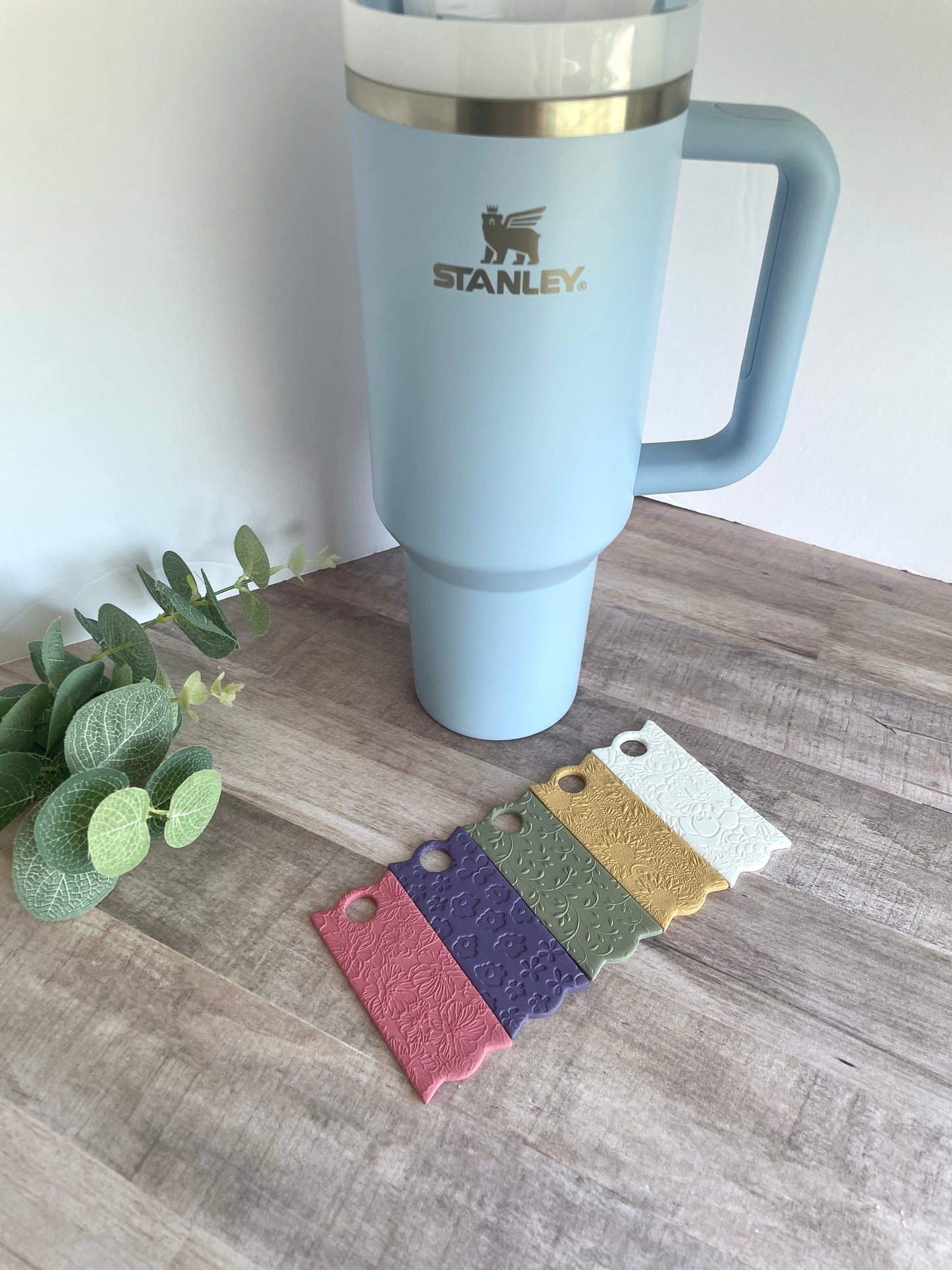 Textured Tumbler Cup Toppers