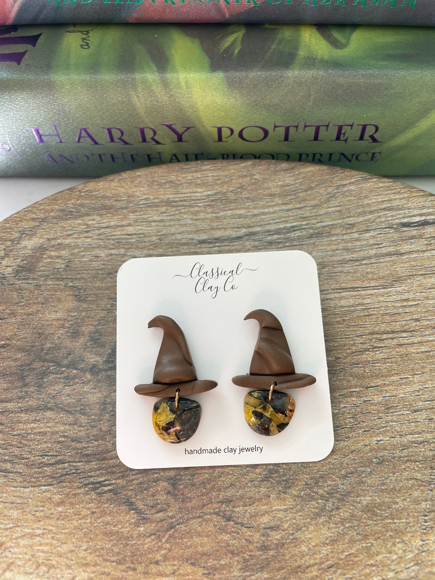 Wizard Hat Oversized Studs