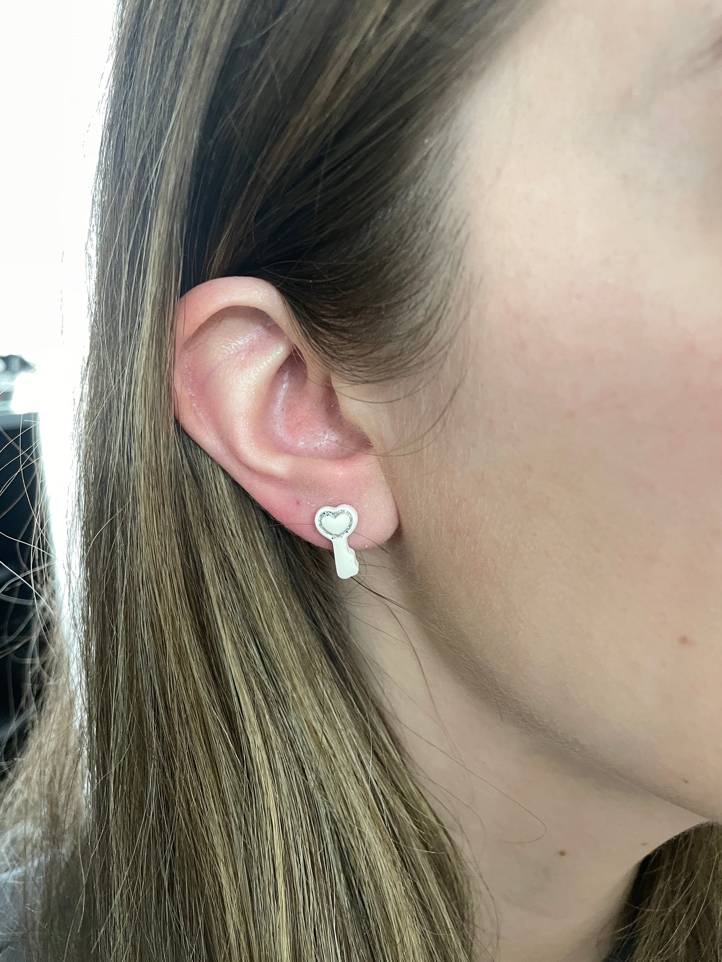 Key To My Heart Studs