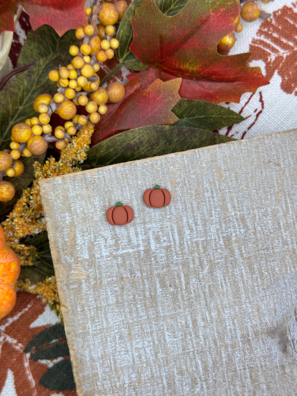 Pumpkin Patch Stud Duo