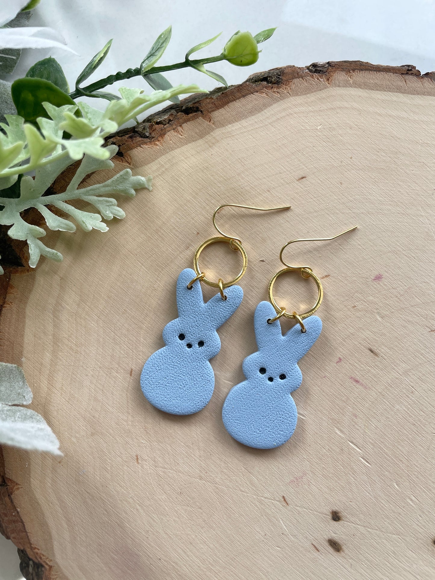 Marshmallow Bunny Dangles