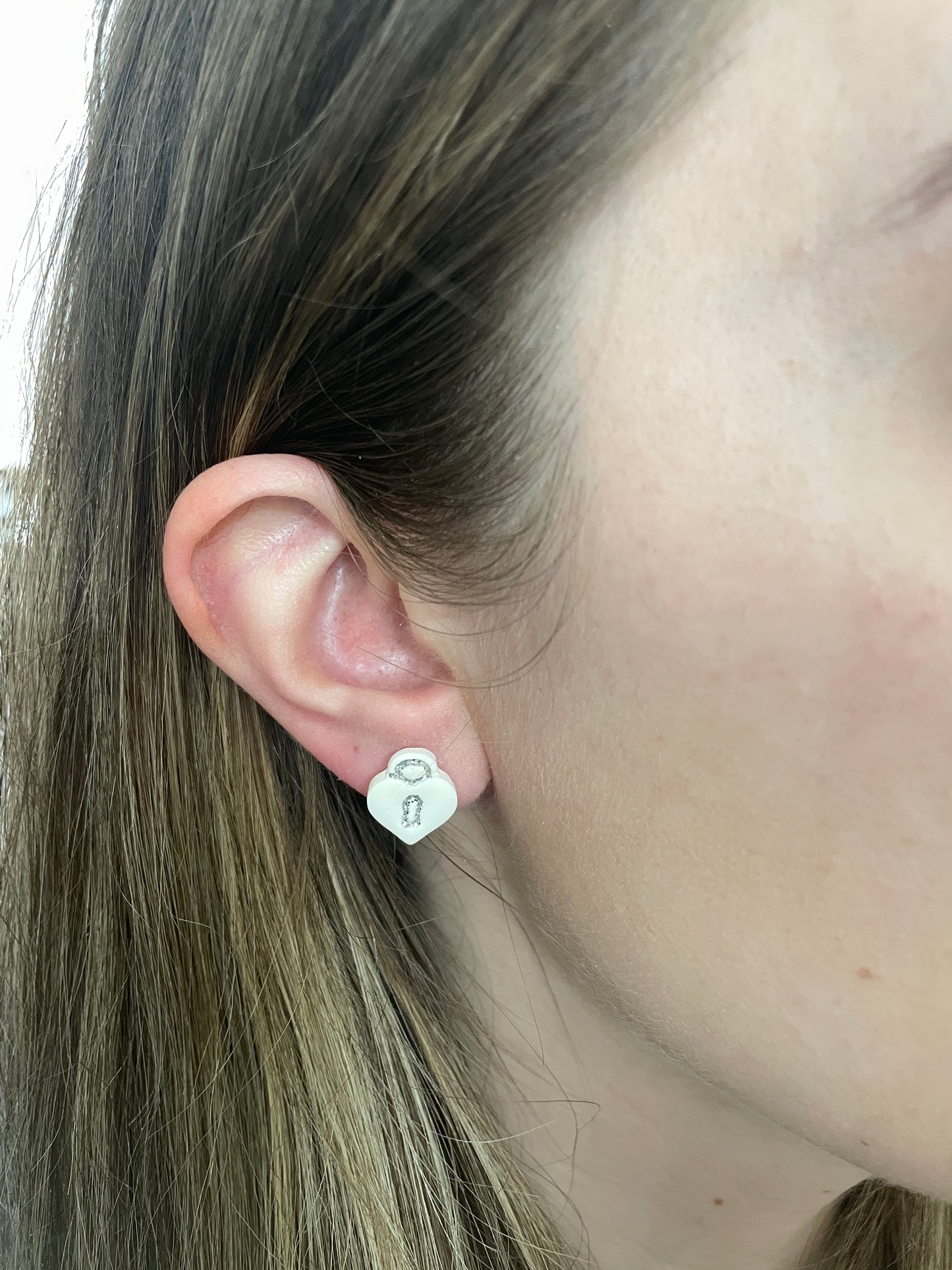 Key To My Heart Studs