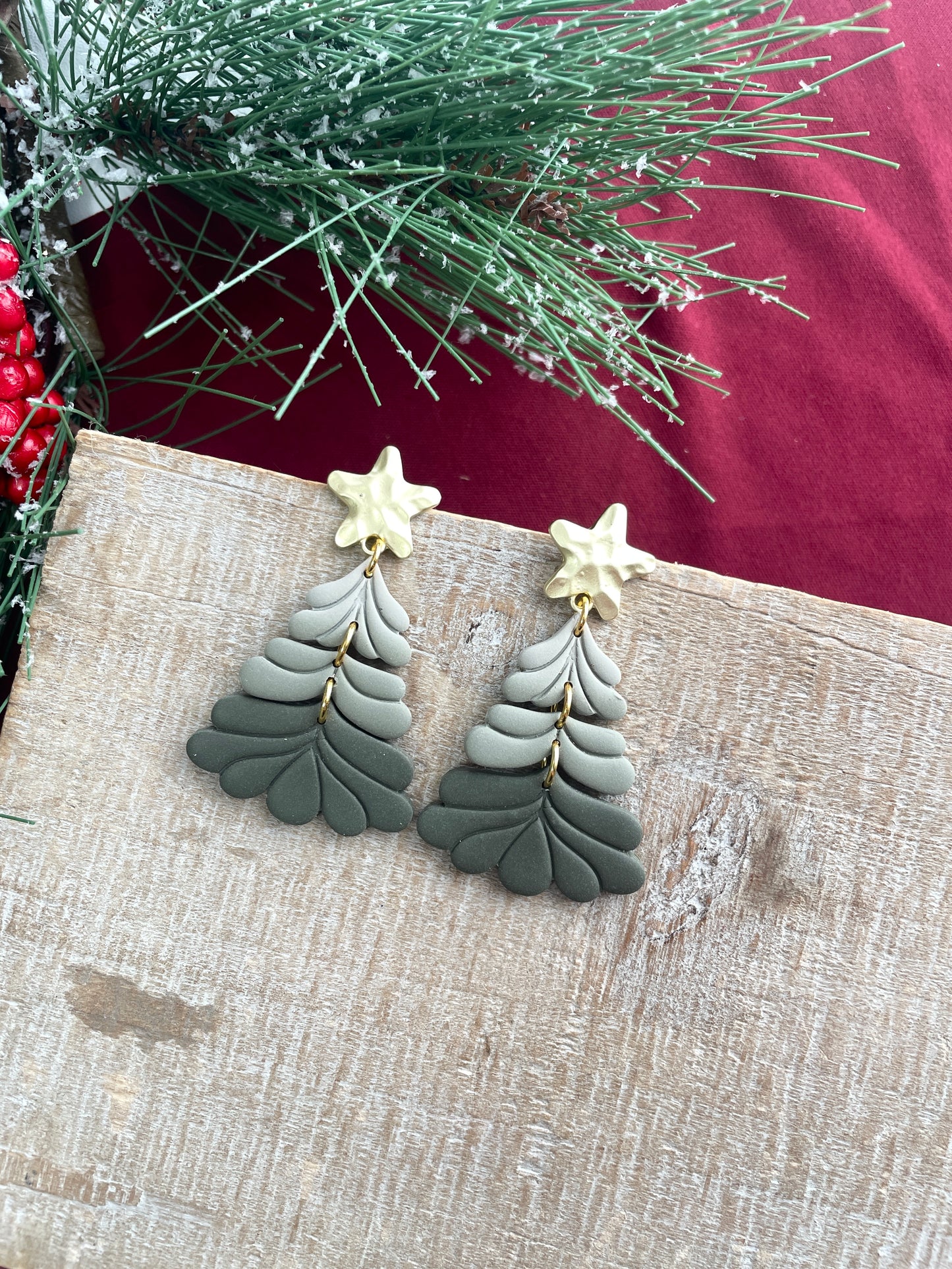 Ombre Christmas Trees