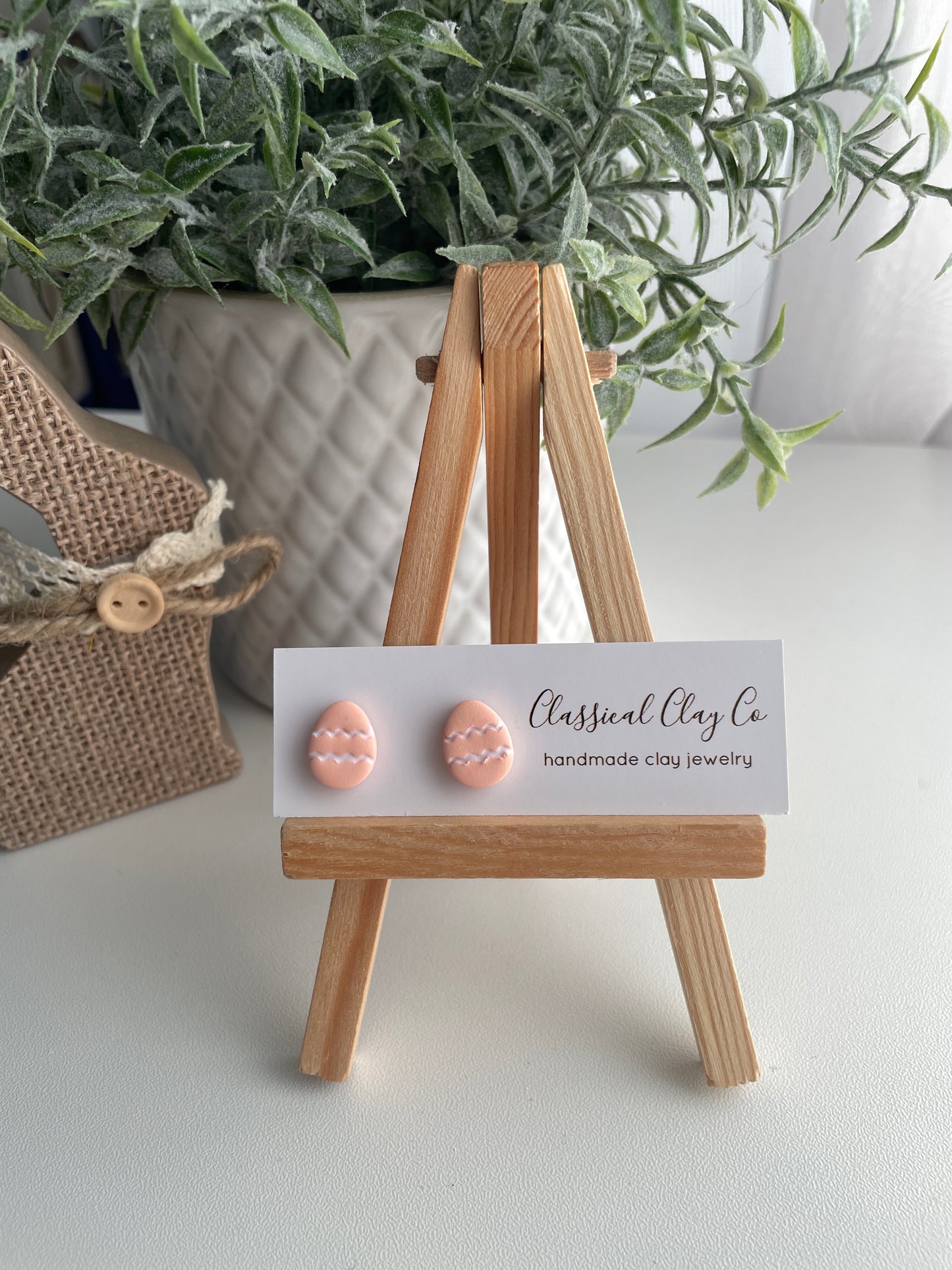 Pastel Easter Egg Studs