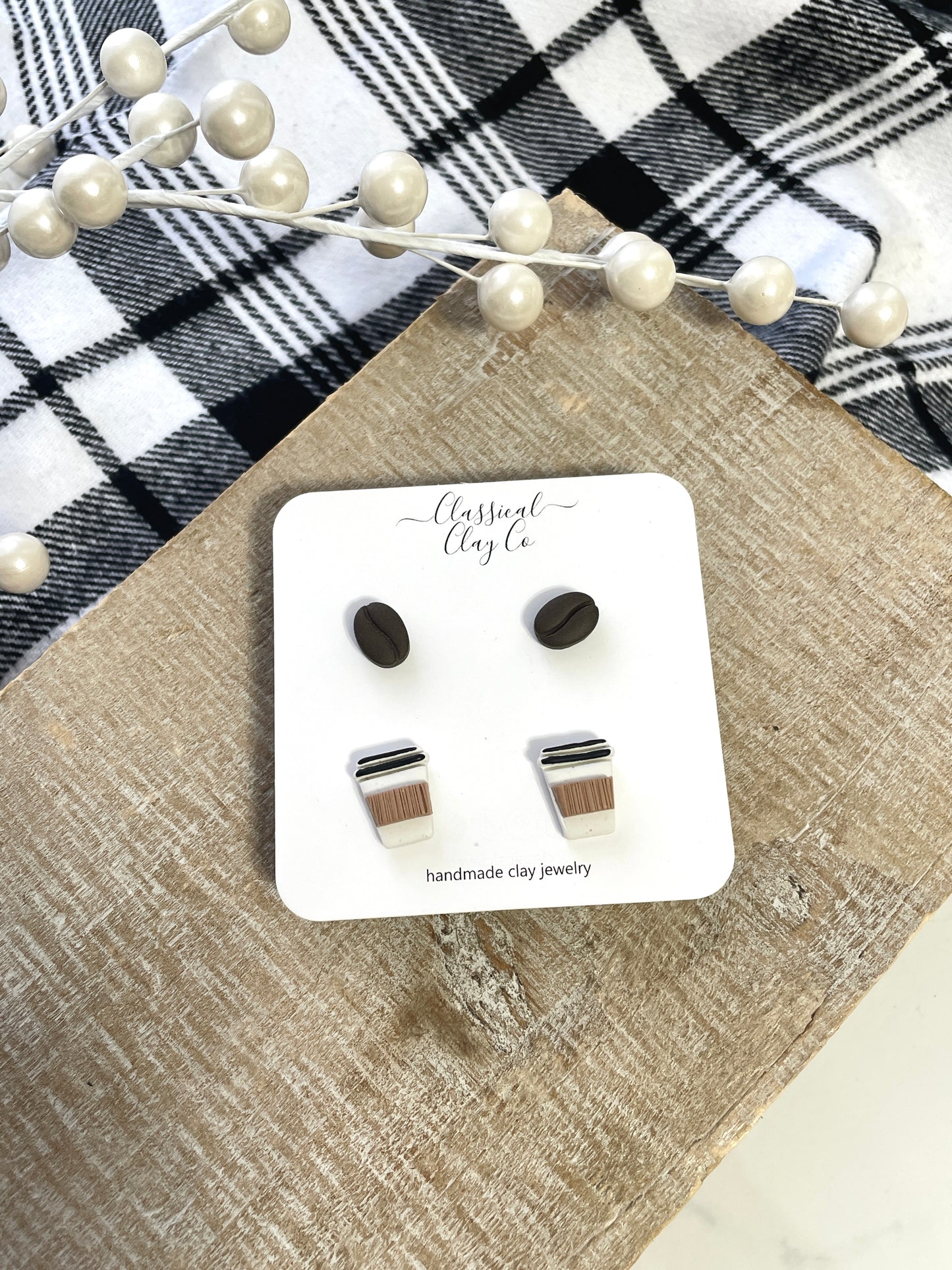 Coffee Lovers Stud Duo