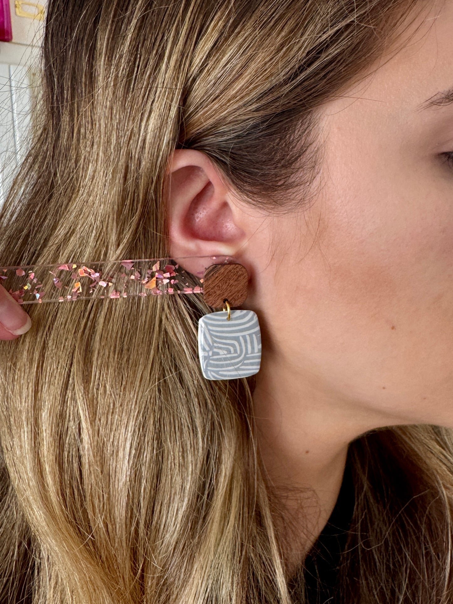 Boho Square Dangles