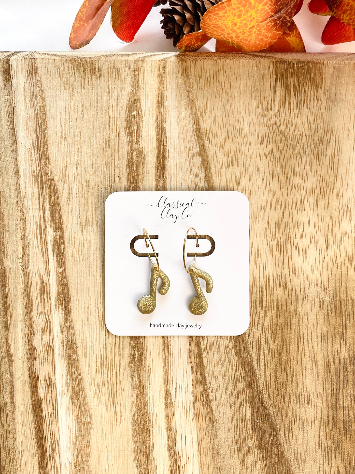Music Note Hoops