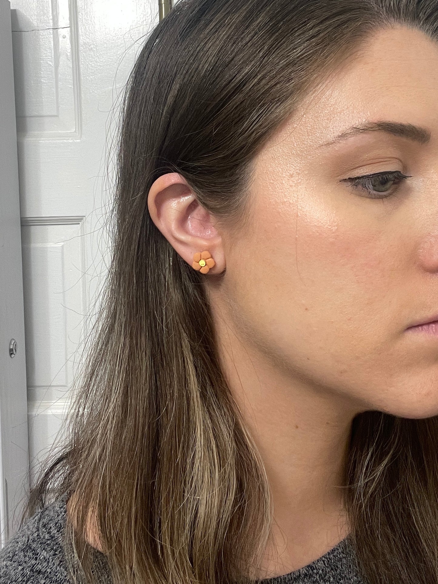 Vibrant Floral Stud Duo
