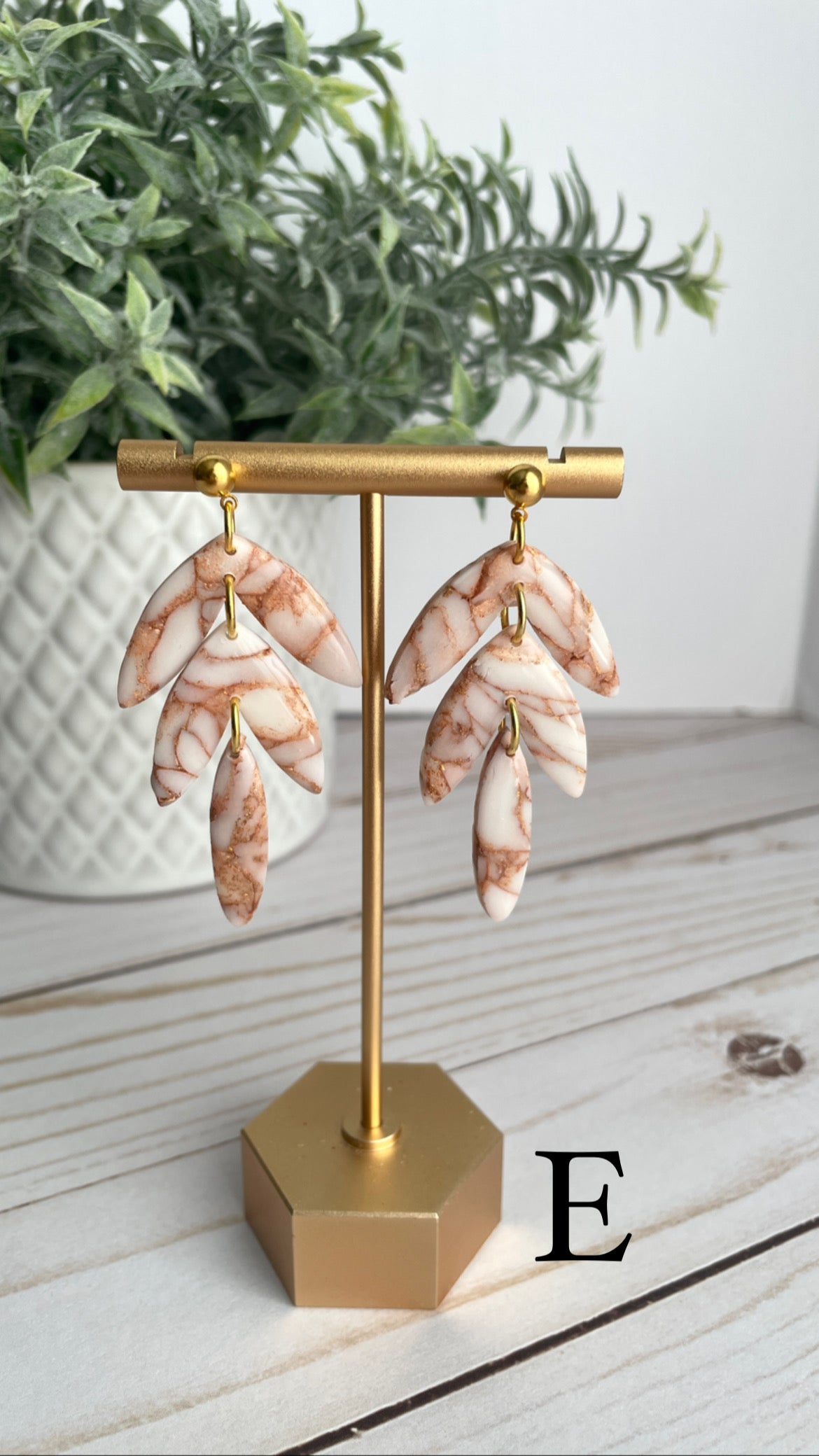 Rose Gold Translucent Dangles