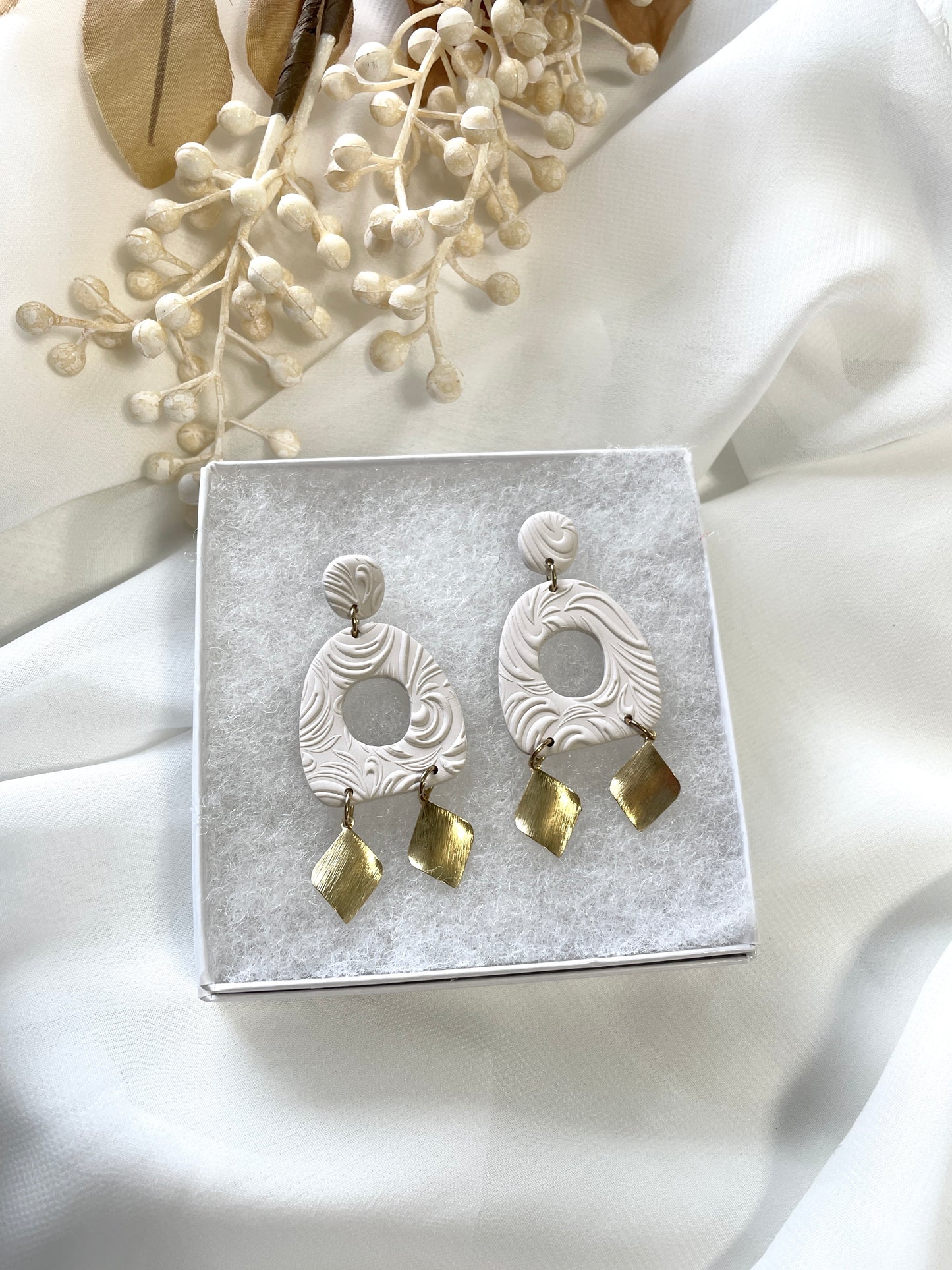 Whimsical Neutral Dangles