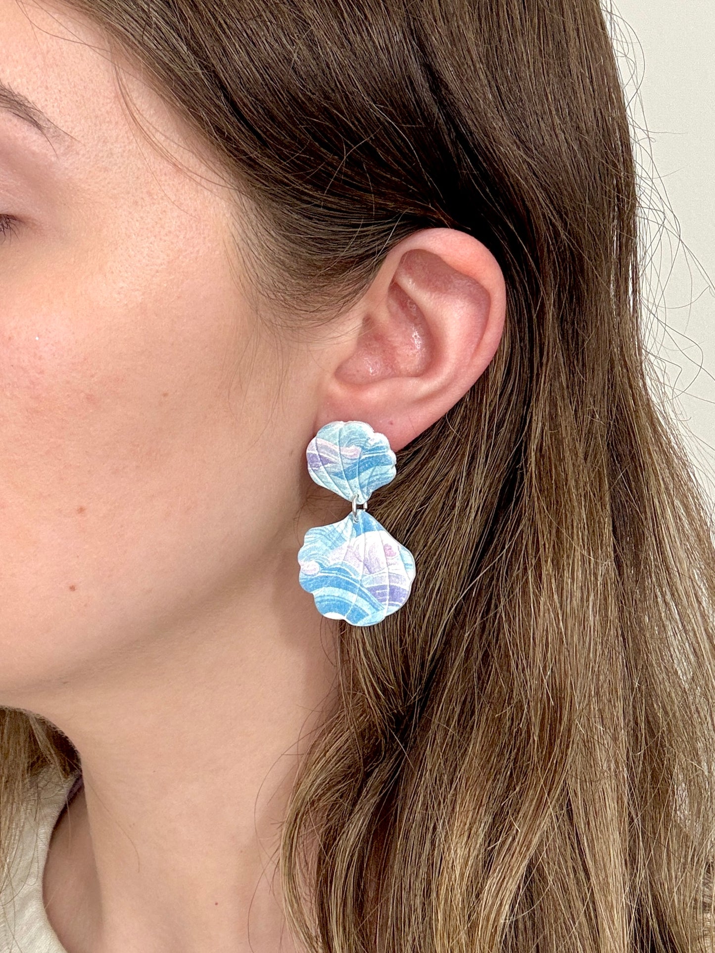 Swirled Shell Dangles