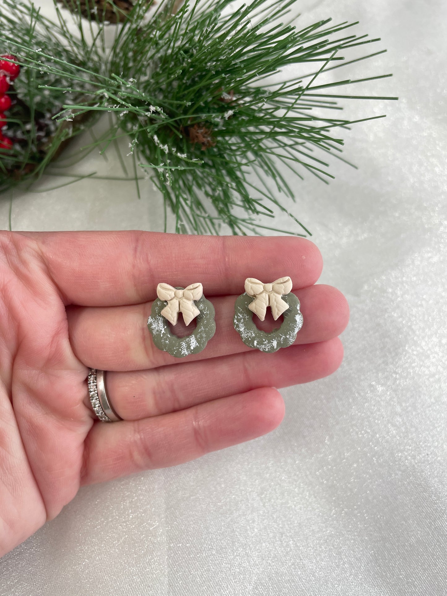 Boho Wreath Studs