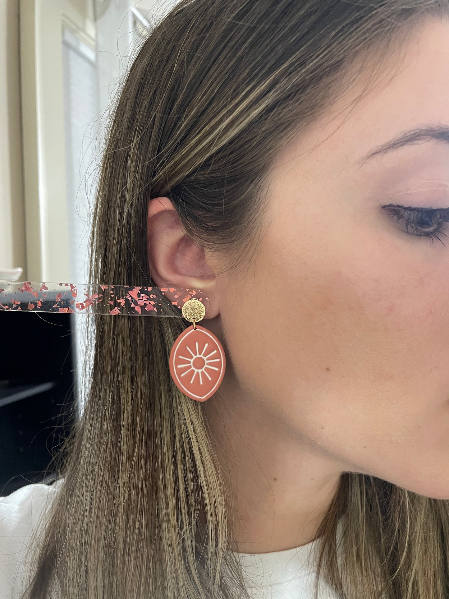 Terracotta Sun Dangles