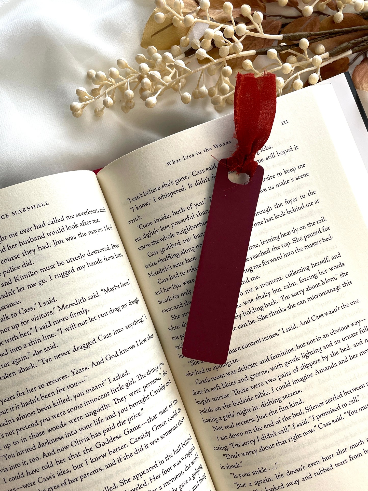 Falling Leaves Bookmark