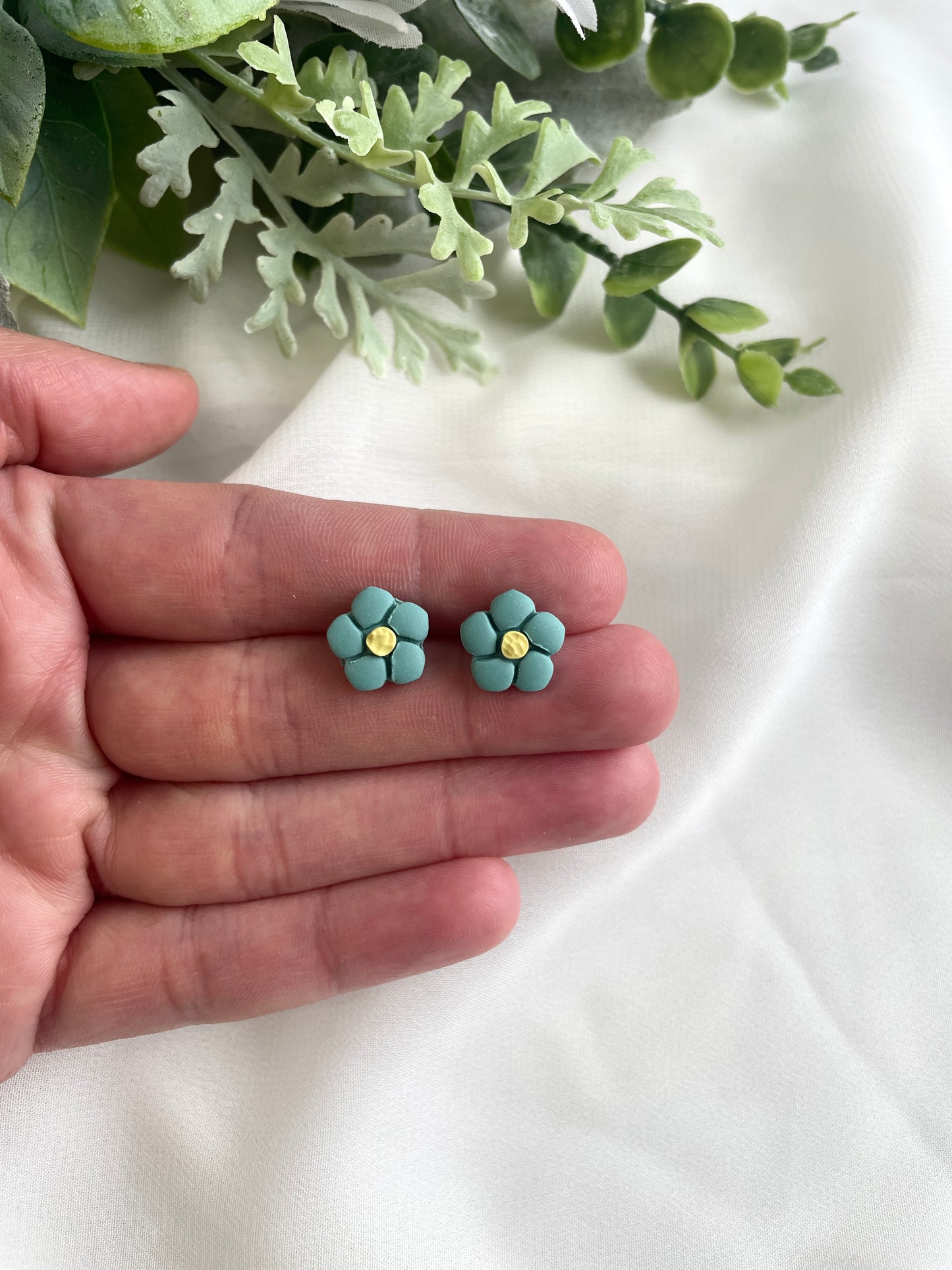 Vibrant Floral Stud Duo
