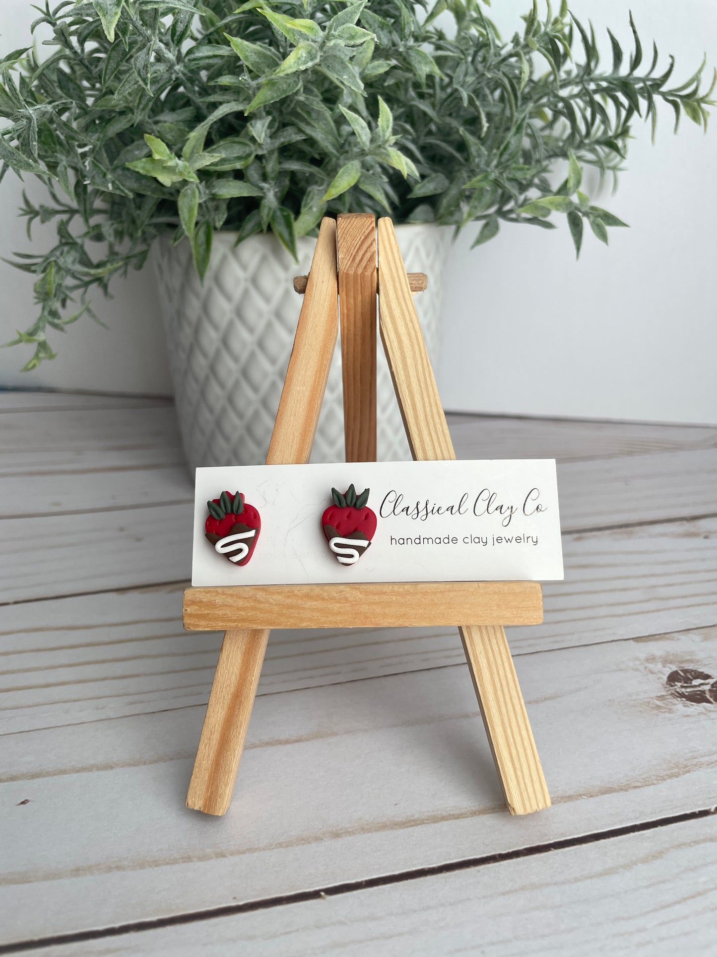 Chocolate Covered Strawberry Studs - Wholesale